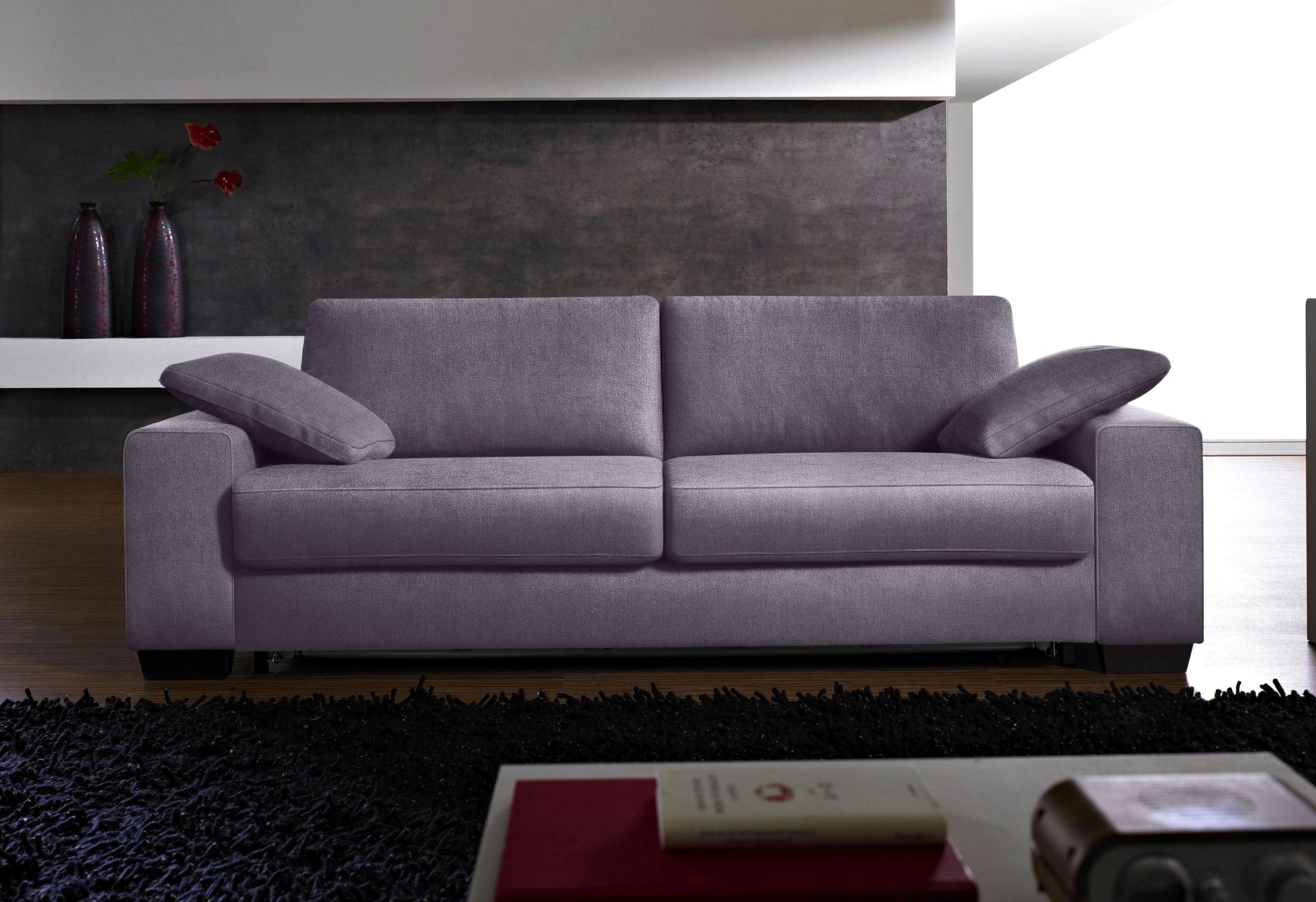 Schlafsofa BALI Norwalk Grau mit Kaltschaum