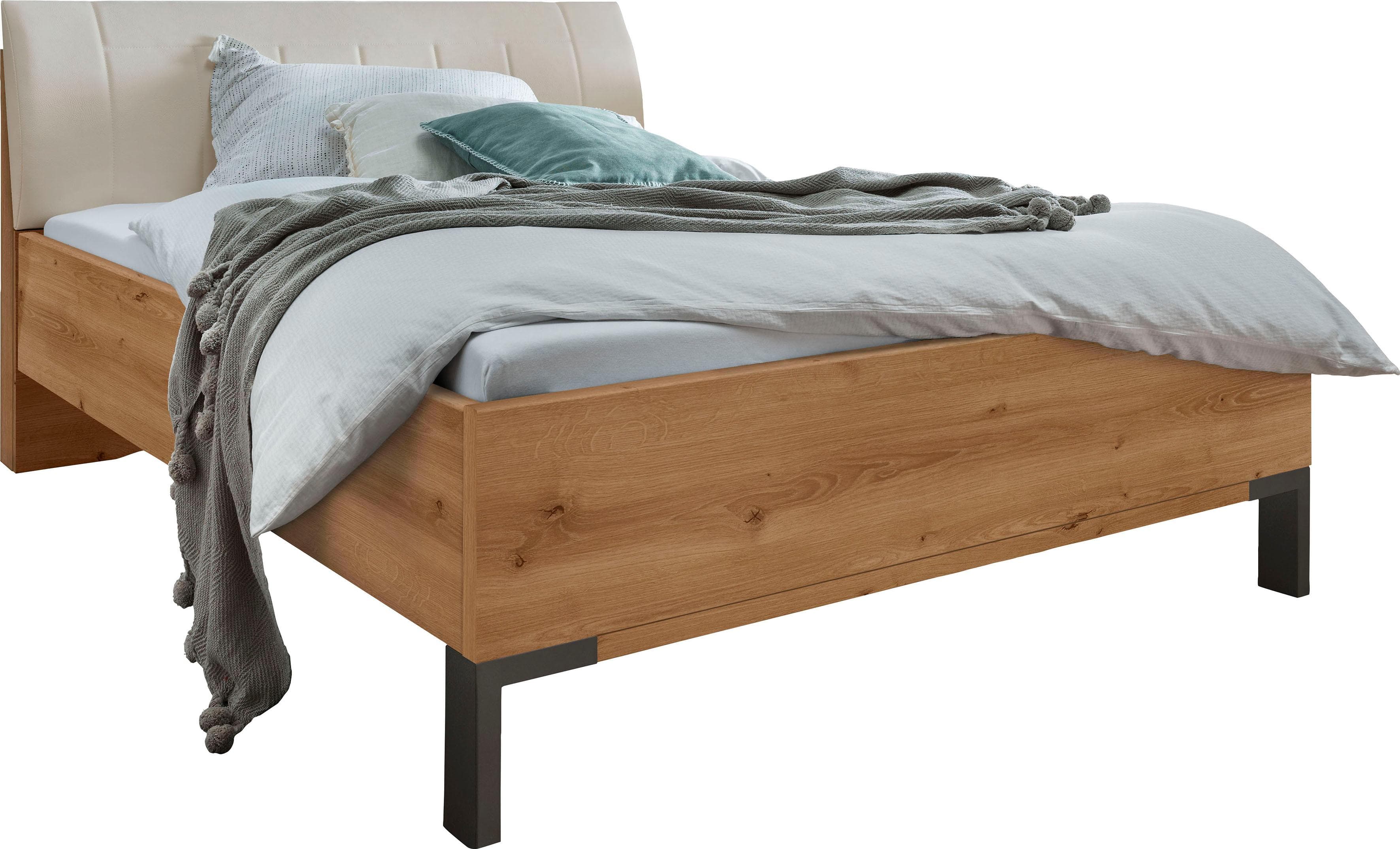 Futonbett WIEMANN Monaco Polsterkopfteil Kunstleder Modern