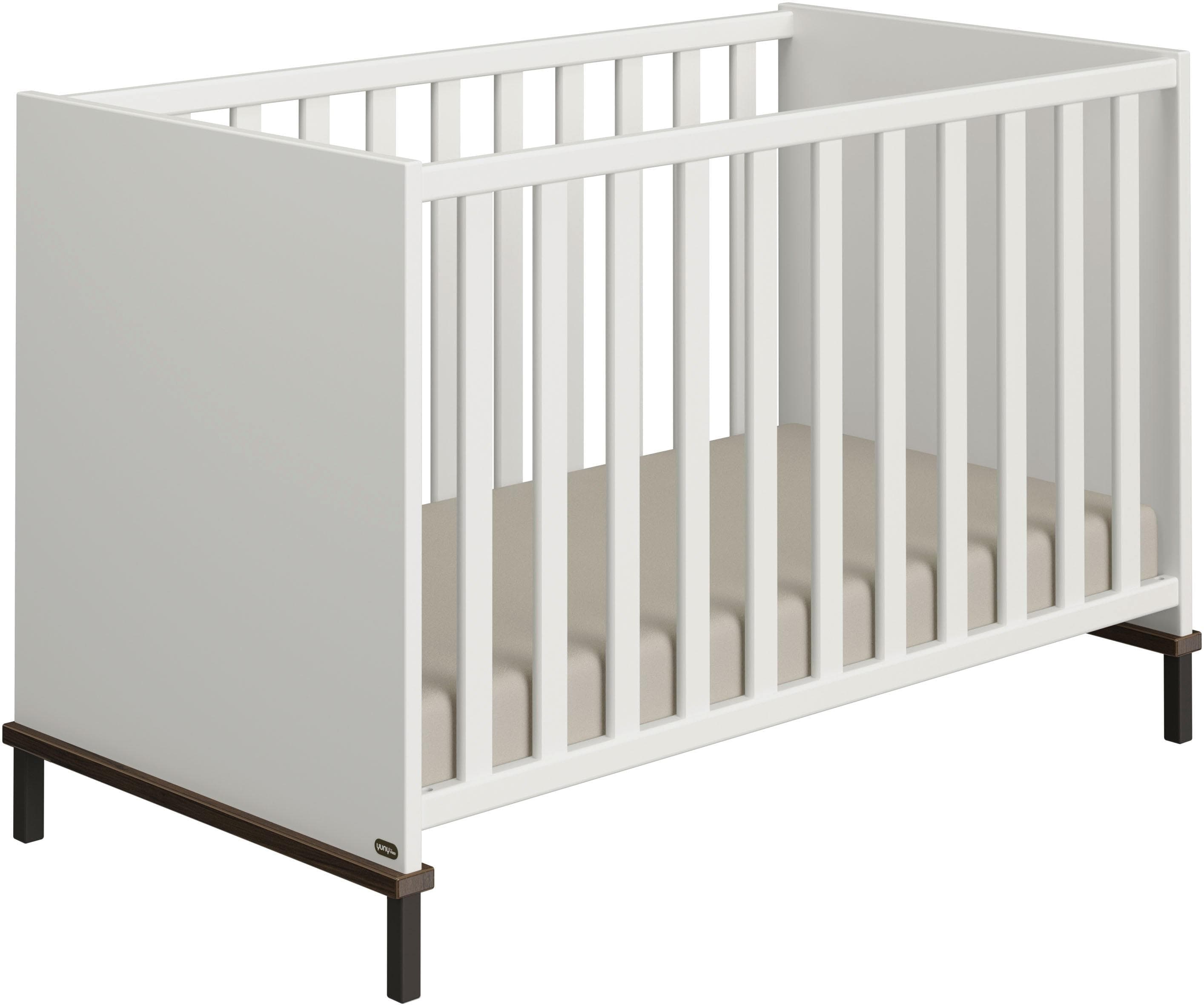 Babybett YUNY BY PAIDI Lovely Aliv Off-White Massivholz