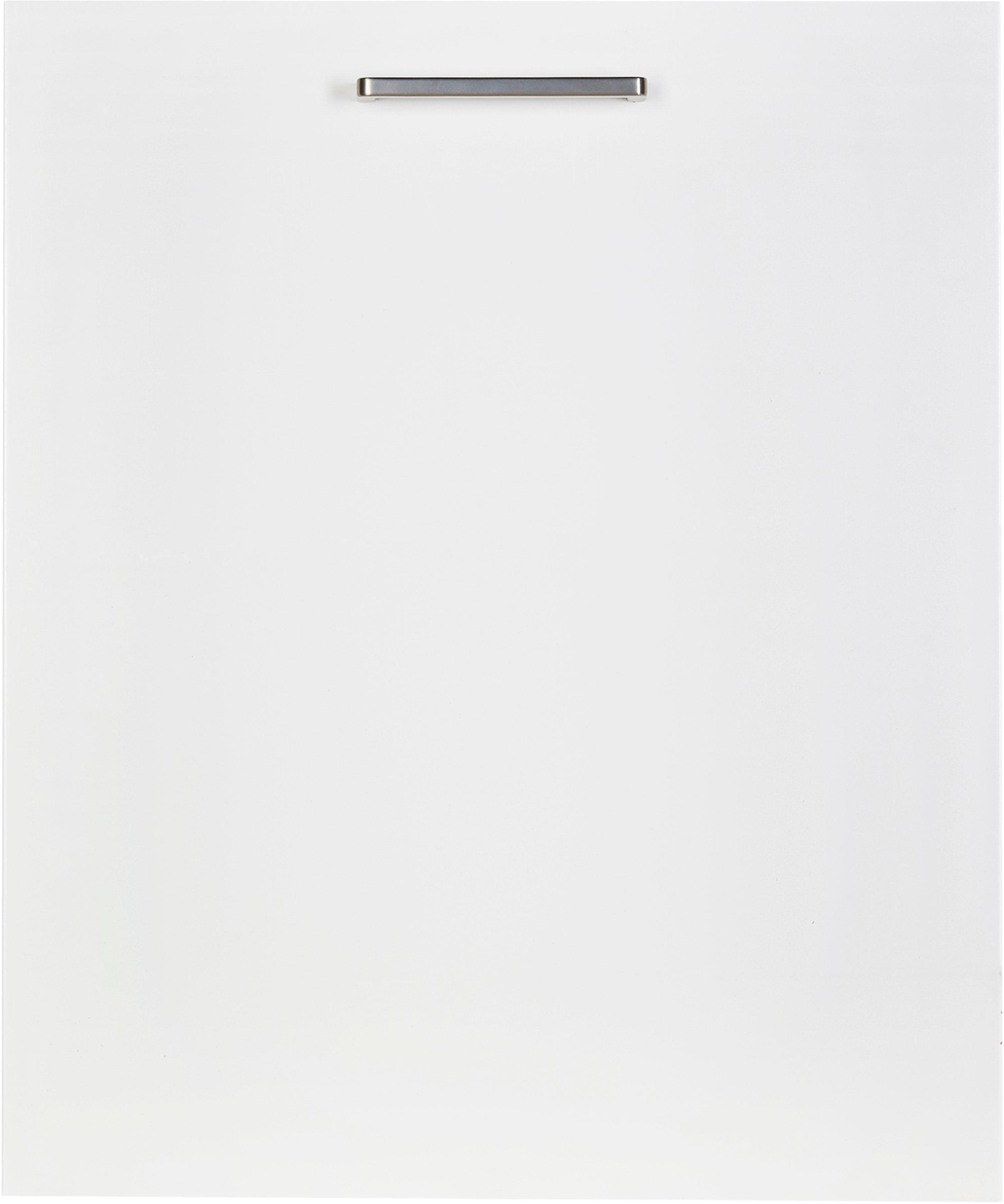 Nobilia Frontblende Elements Alpinweiß Supermatt für Geschirrspüler