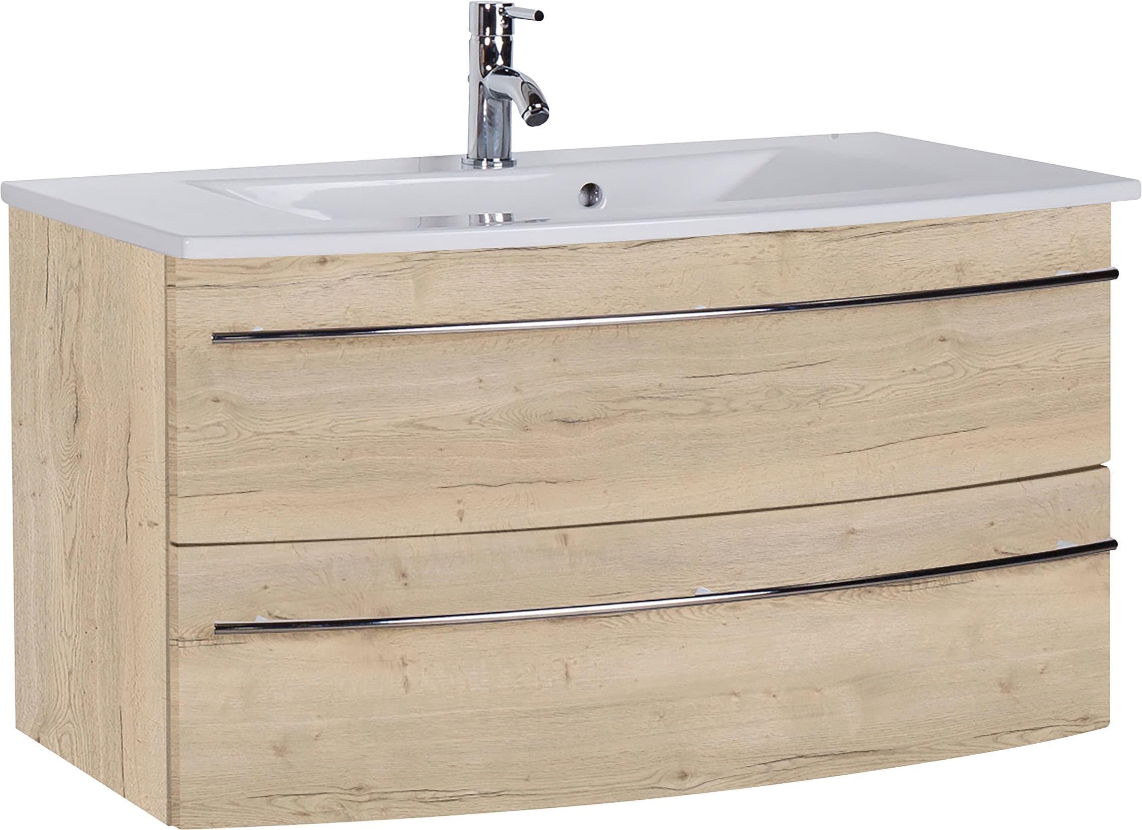 Baur Versand Waschtisch SAPHIR 3040 Weiß Eiche Struktur