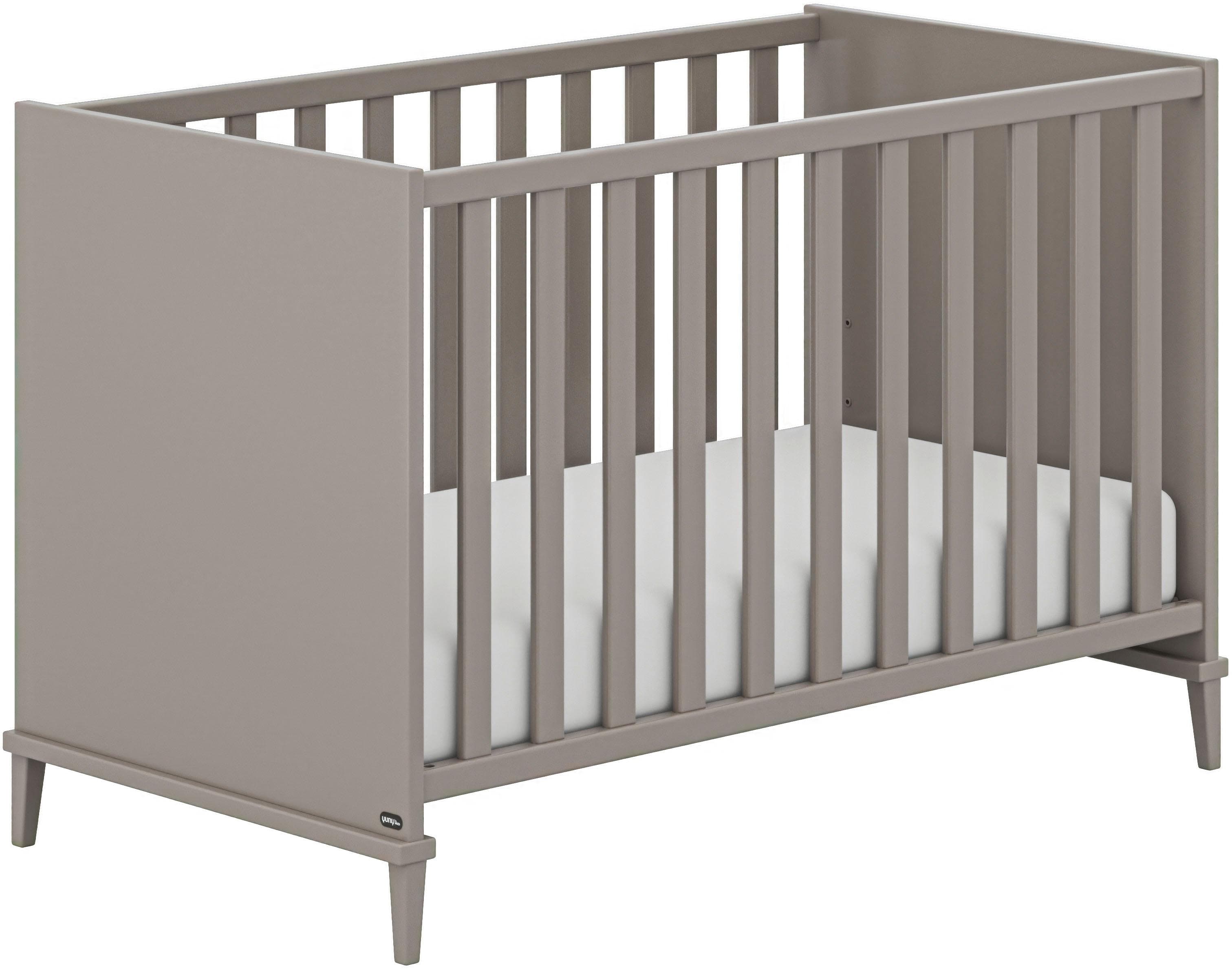 Babybett YUNY BY PAIDI "BROTHER STU" Taupe Gitterbett