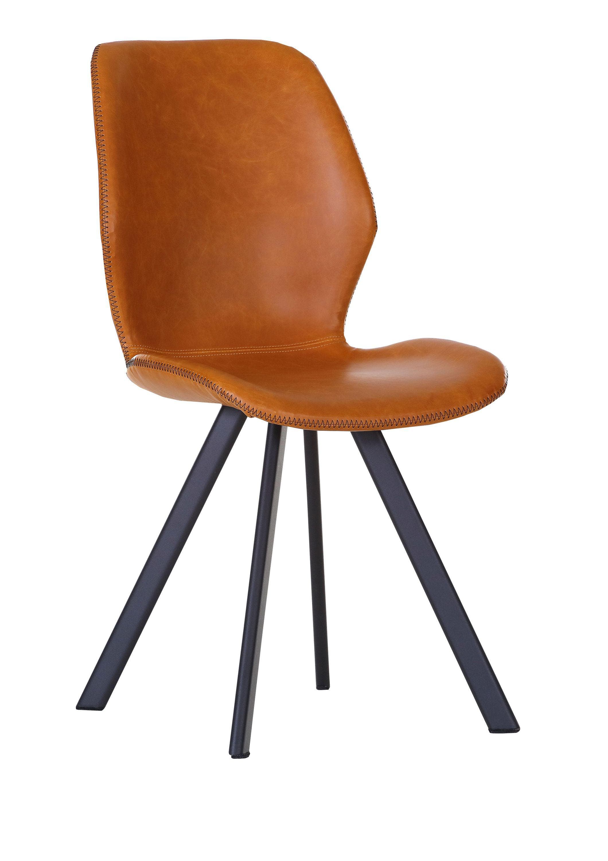 Esszimmerstuhl Set (2 St.) mit Zick-Zack-Naht