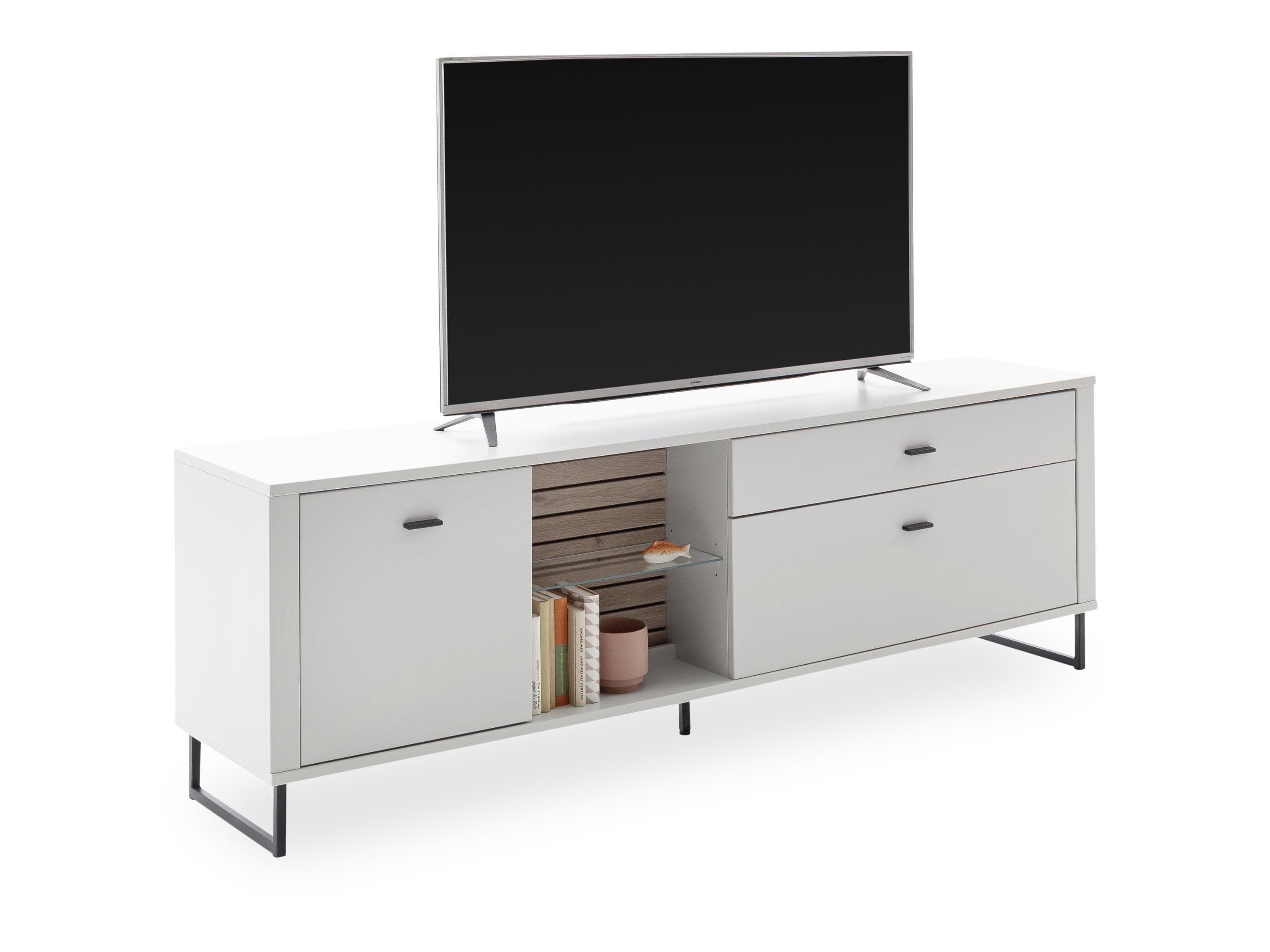 Lowboard MATEO Modern White Dekor