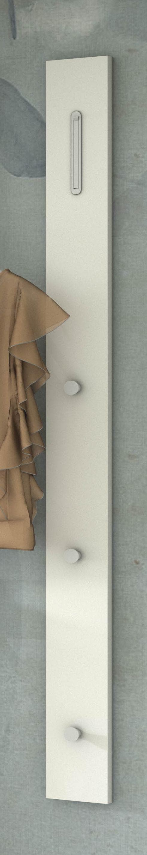 Garderobenpaneel ARREDOKIT Gardasee II Weiß Matt