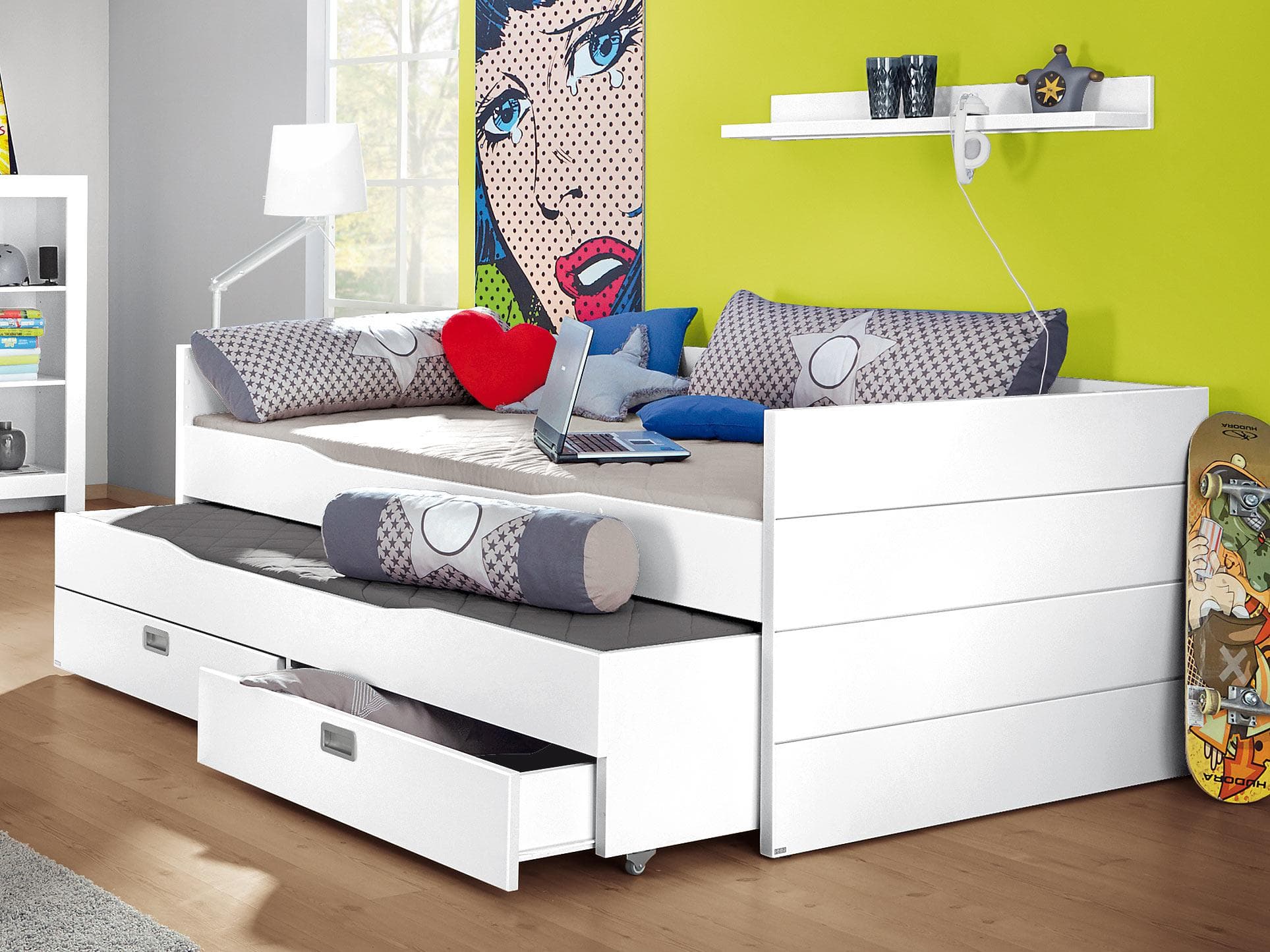 Kojenbett PAIDI Fiona Weiß