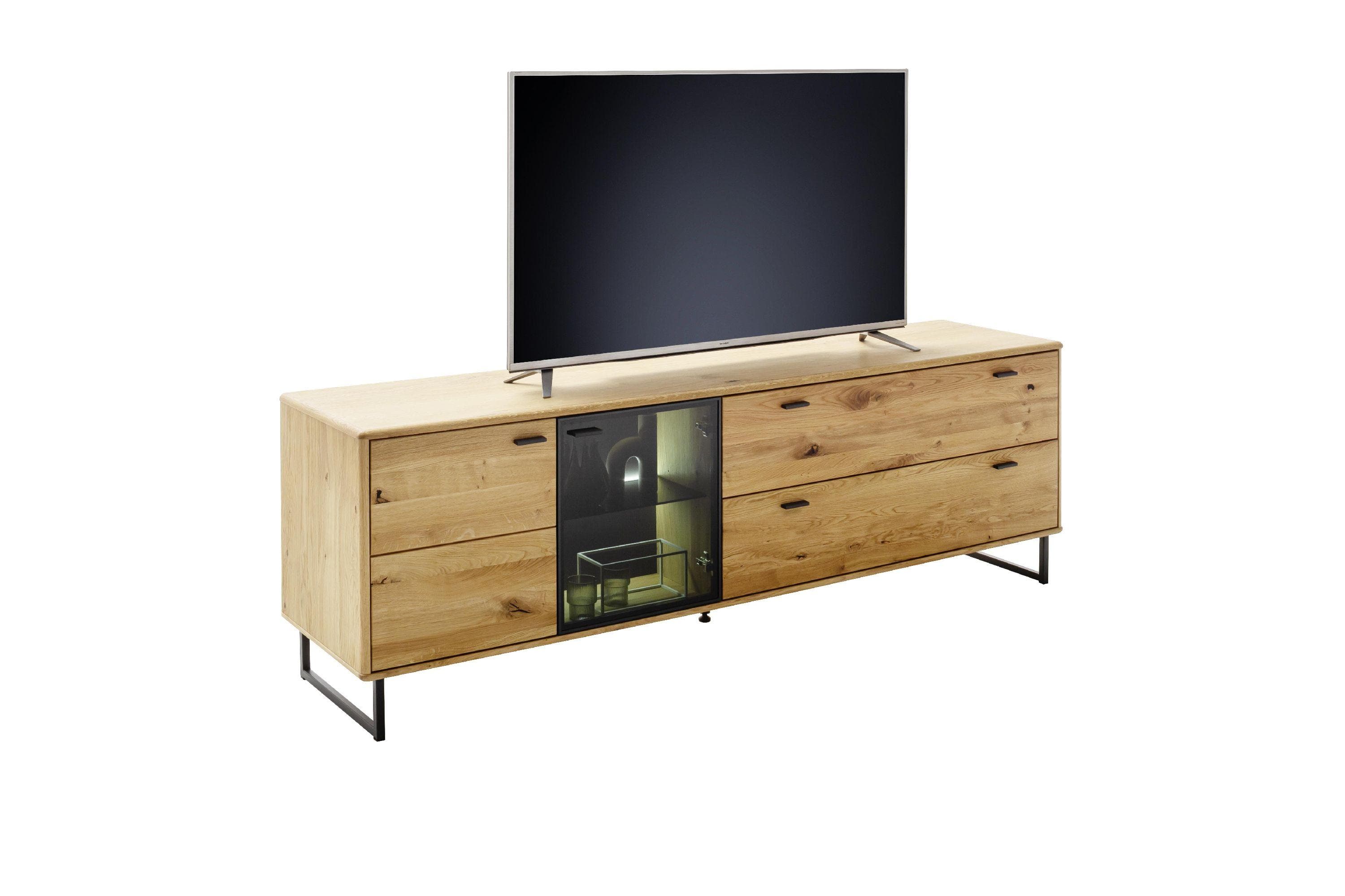 Modernes Lowboard aus Massivholz - Design Arezzo II