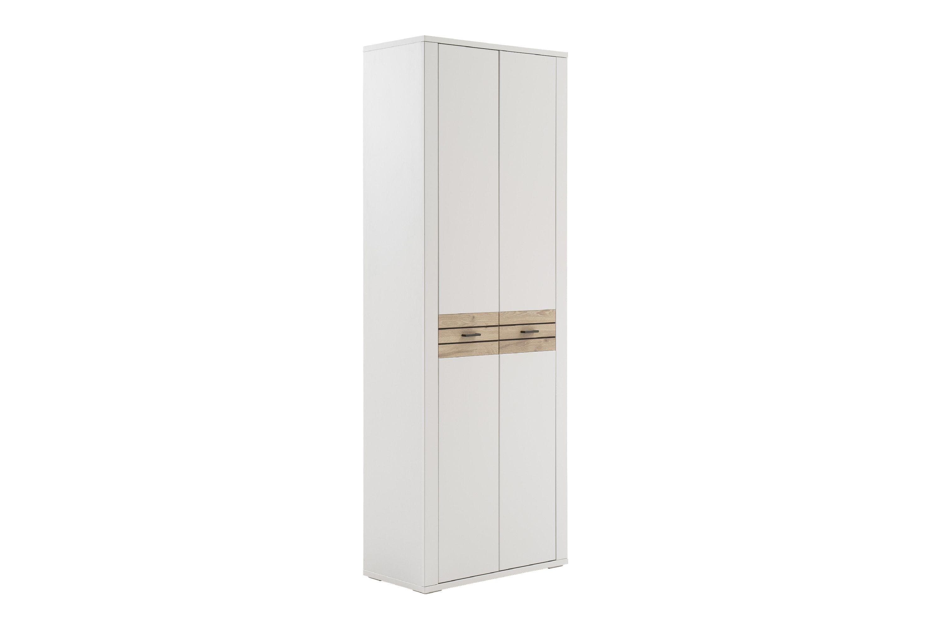 Garderobenschrank MANTENA Modern White - Viking Oak
