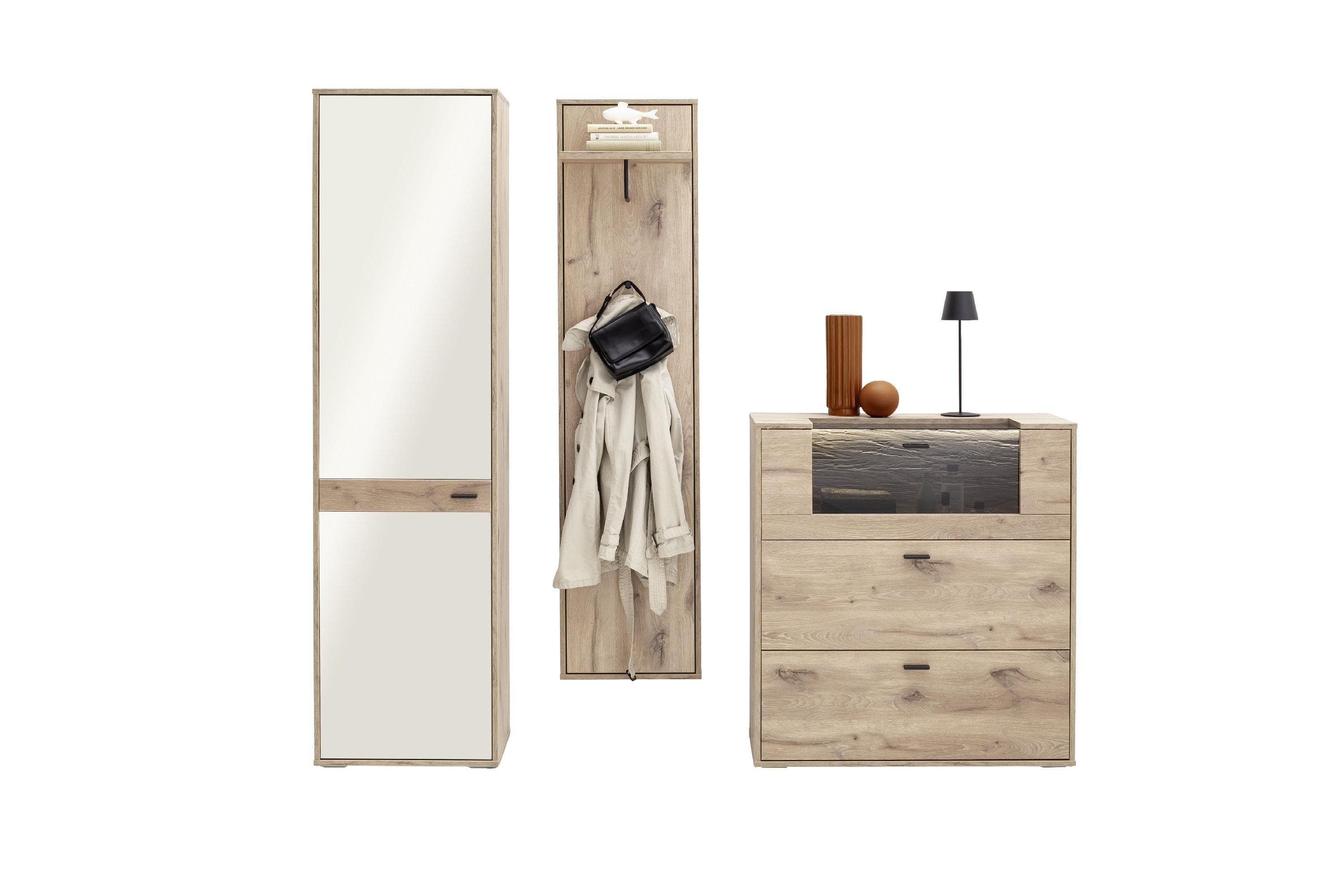 Garderobenset MEZZANO Viking Oak Holzwerkstoff