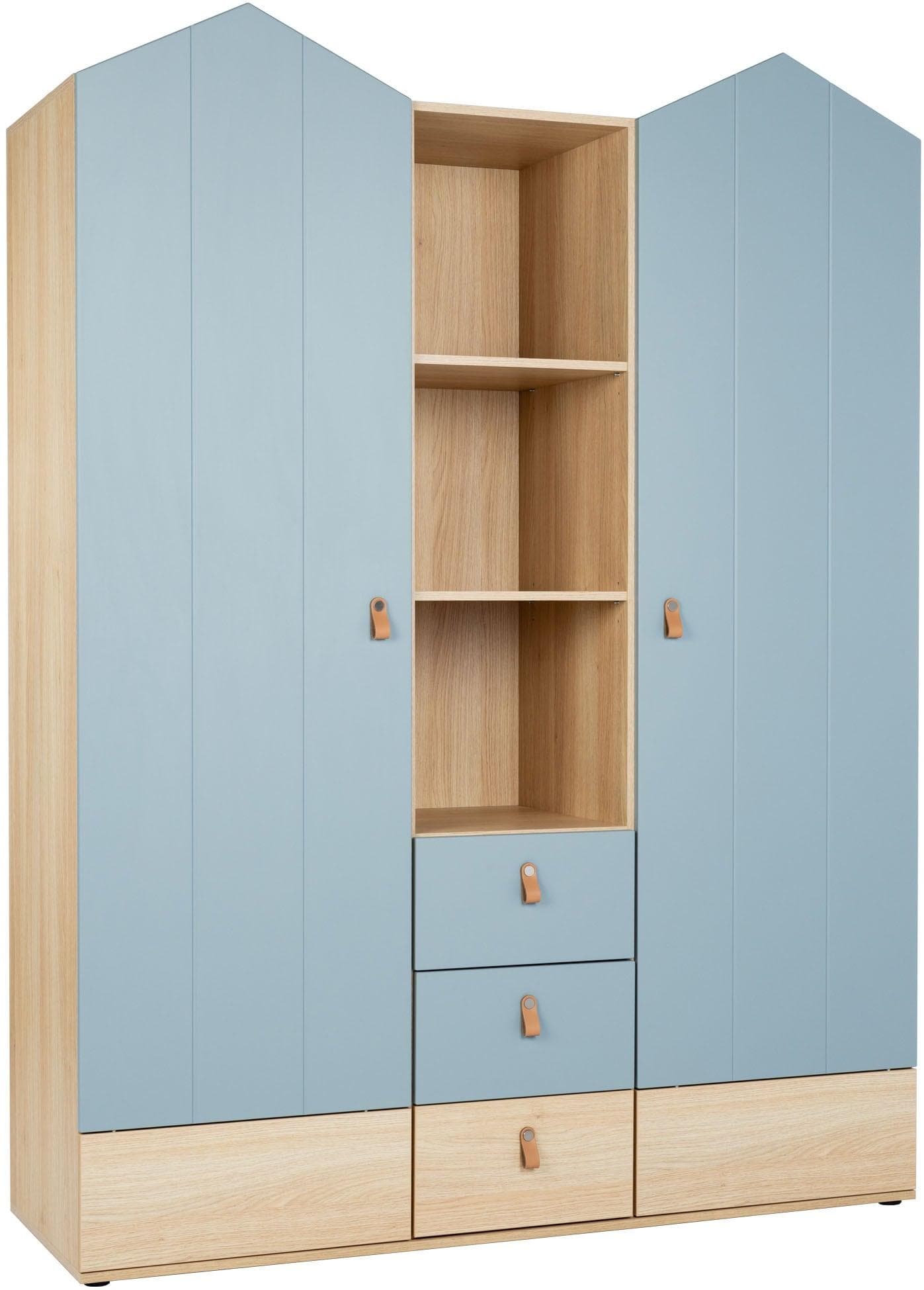 Kinderkleiderschrank Arthur Berndt Roofy 2-türig mit Soft-Close-Funktion