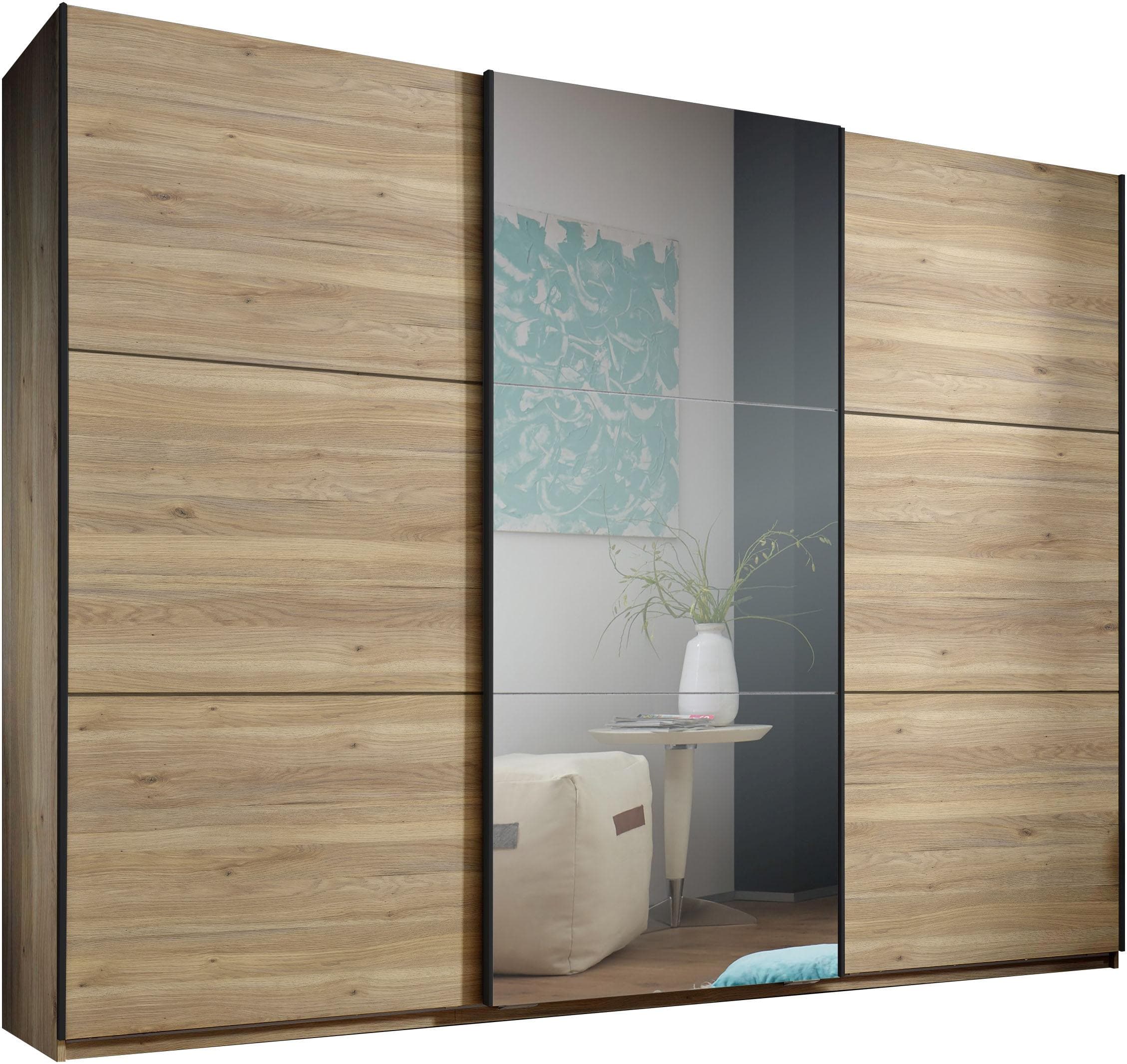 Schlafkontor Schwebetürenschrank Bravo Mauvella Oak mit Spiegeltür