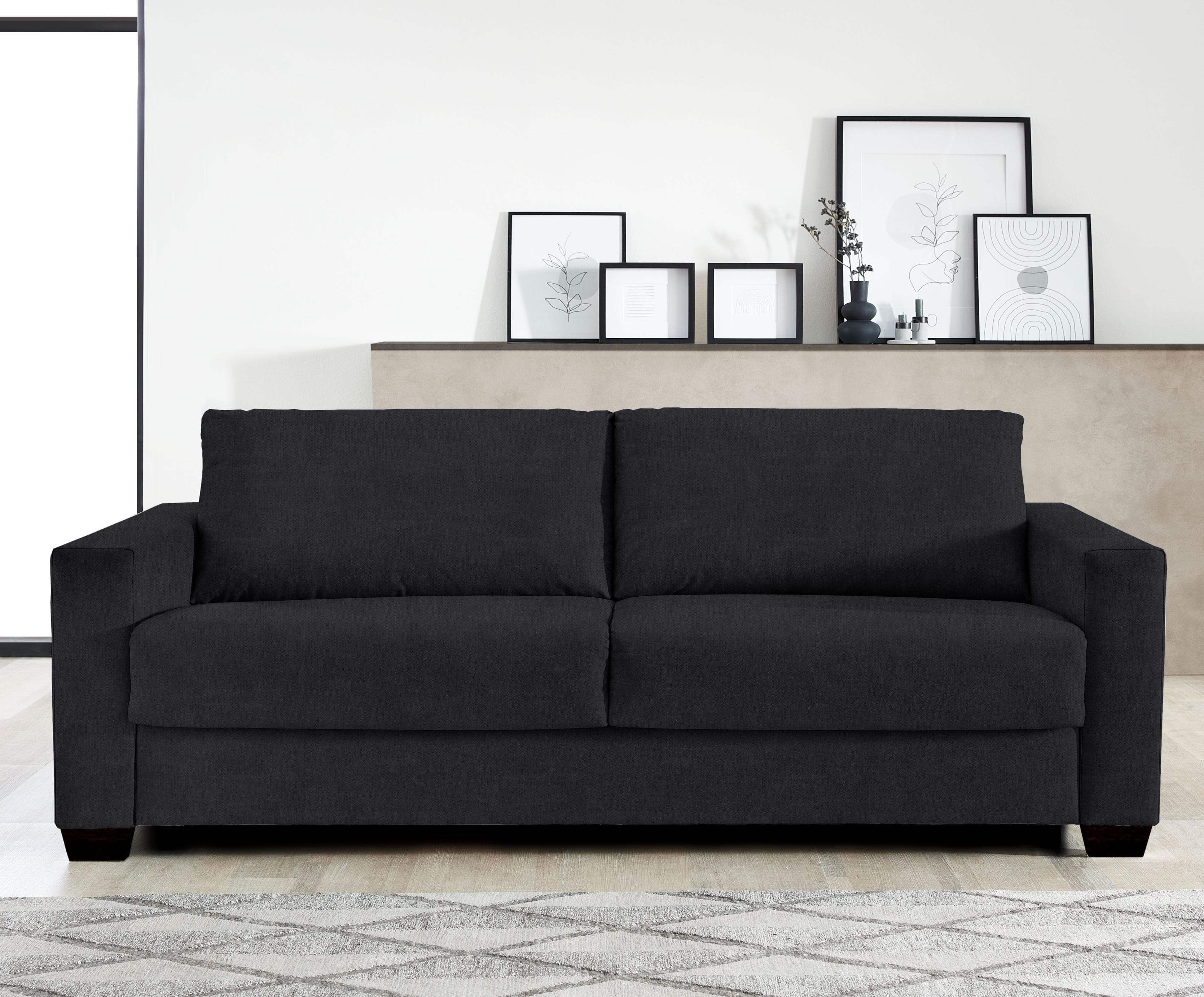 Bali Schlafsofa Denver Dauerschläfer Dunkelgrau