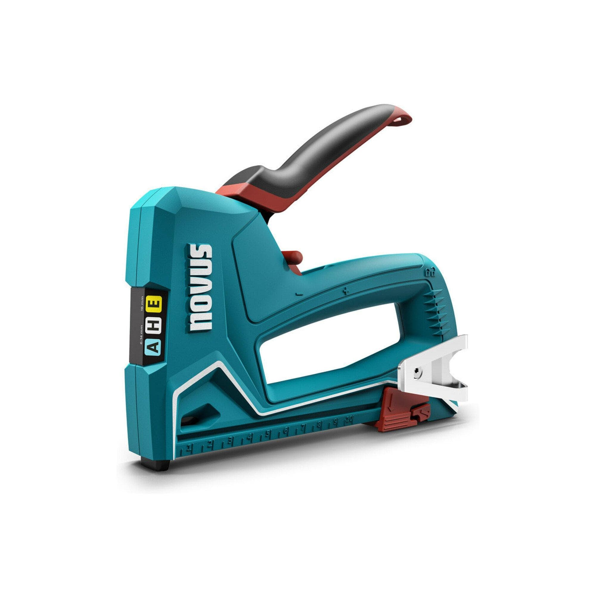 Novus Tools Handtacker J-50 für 6-14 mm Feindrahtklammern & 16 mm Nägel Aluminium