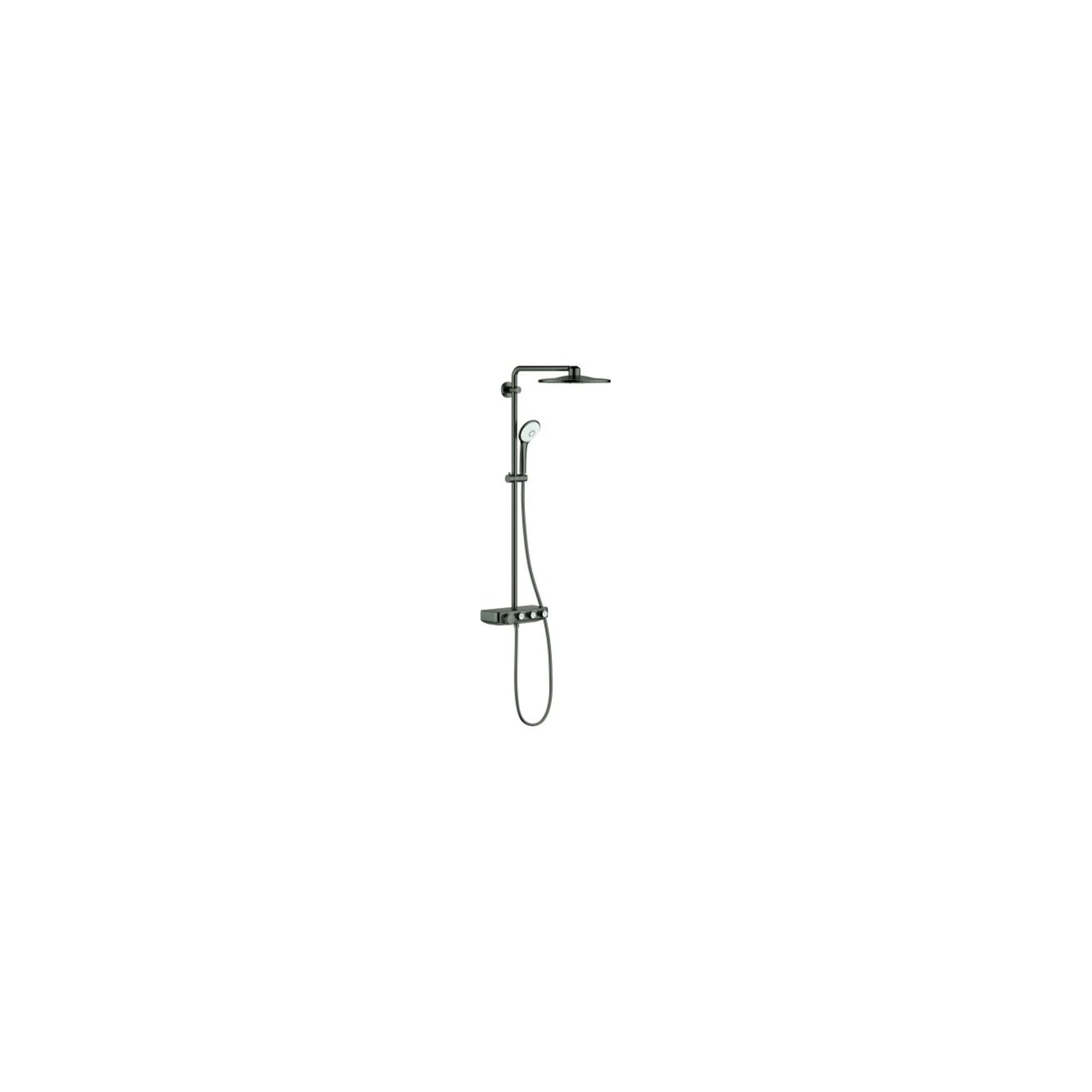 Grohe Duschsystem 26507AL0 Hard Graphite gebürstet mit AP-Thermostat
