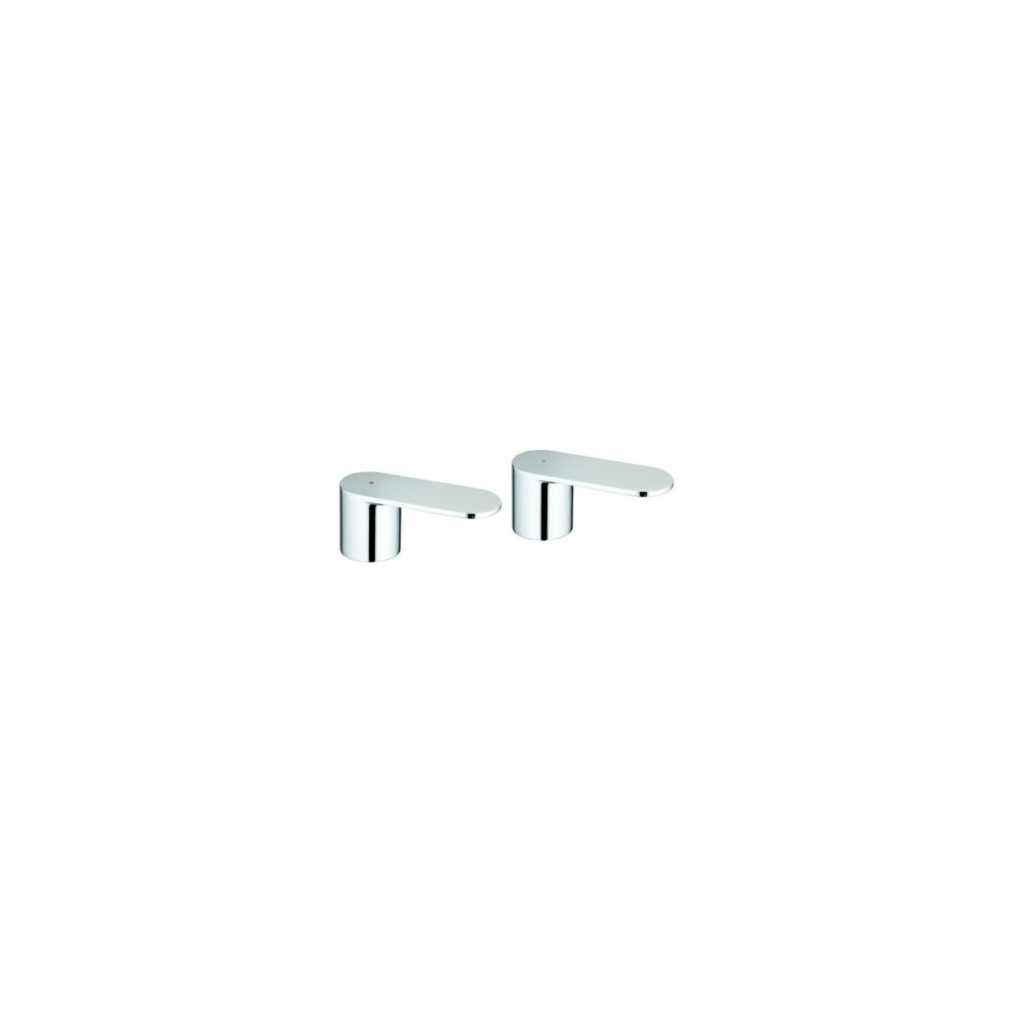 Grohe Griffpaar 48306 Markierung Blau/rot Eurosmart C Chrom