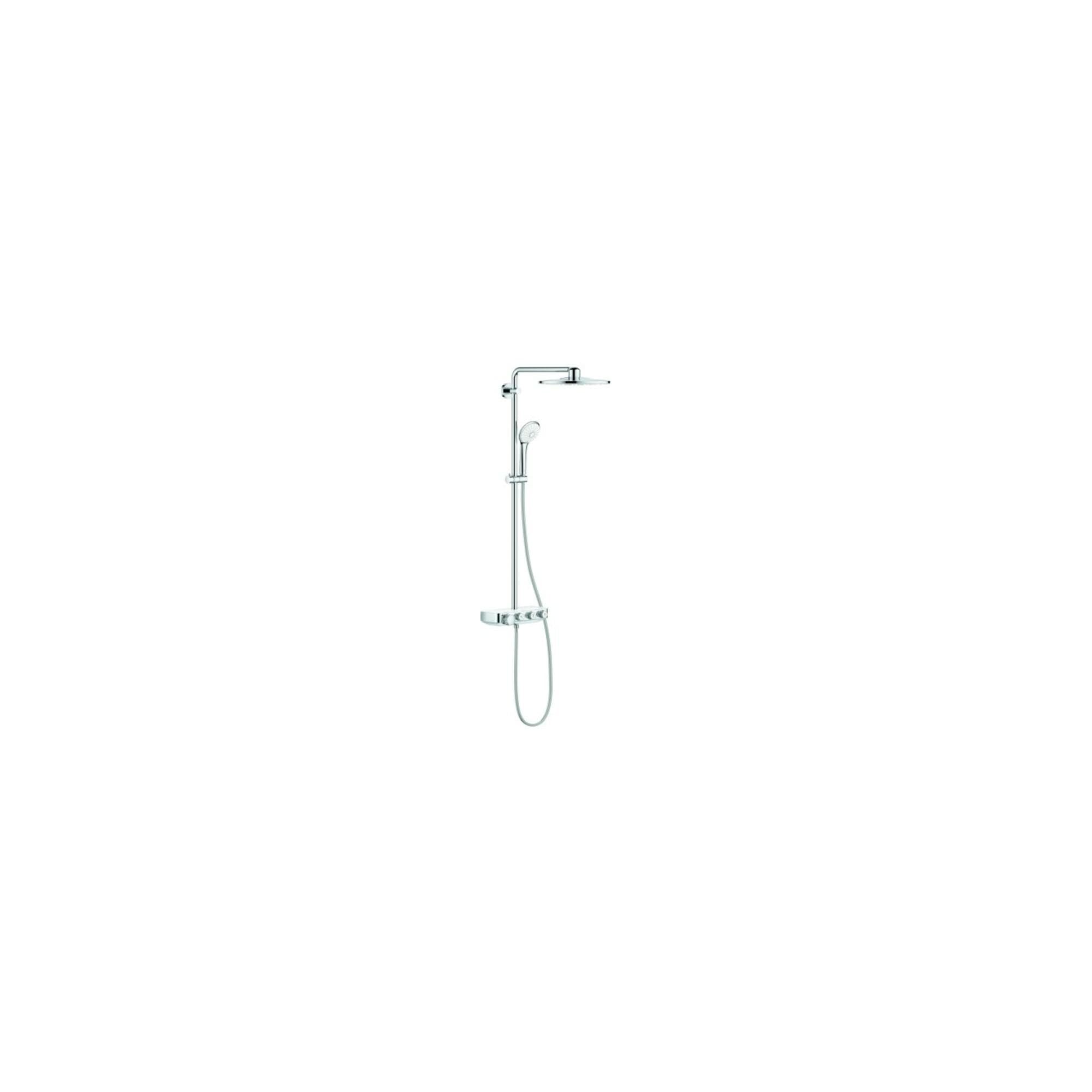 Grohe Euphoria Duschsystem 26507LS0 AP-Thermostat, Duscharm 450mm, Moon White