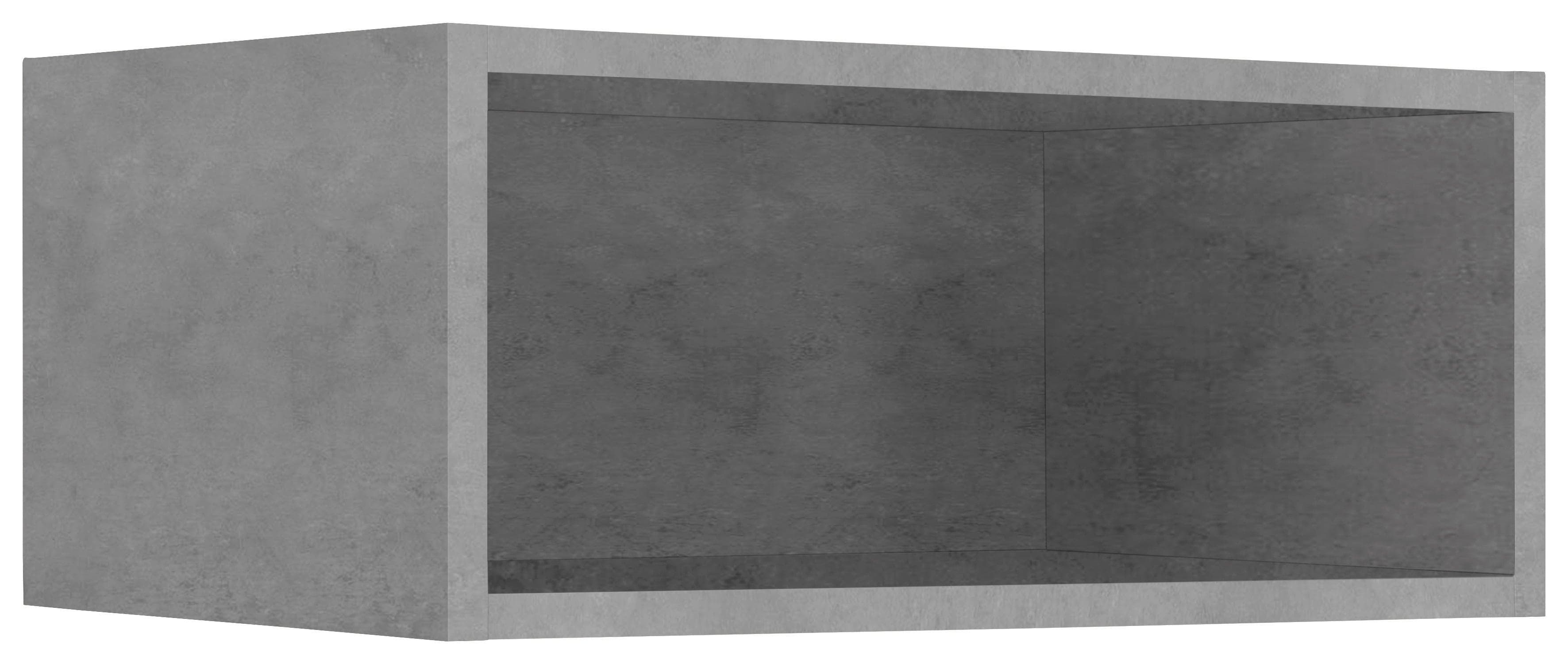 Wiho Küchen Hängeregal Flexi2 Grau Betonfarben 50cm