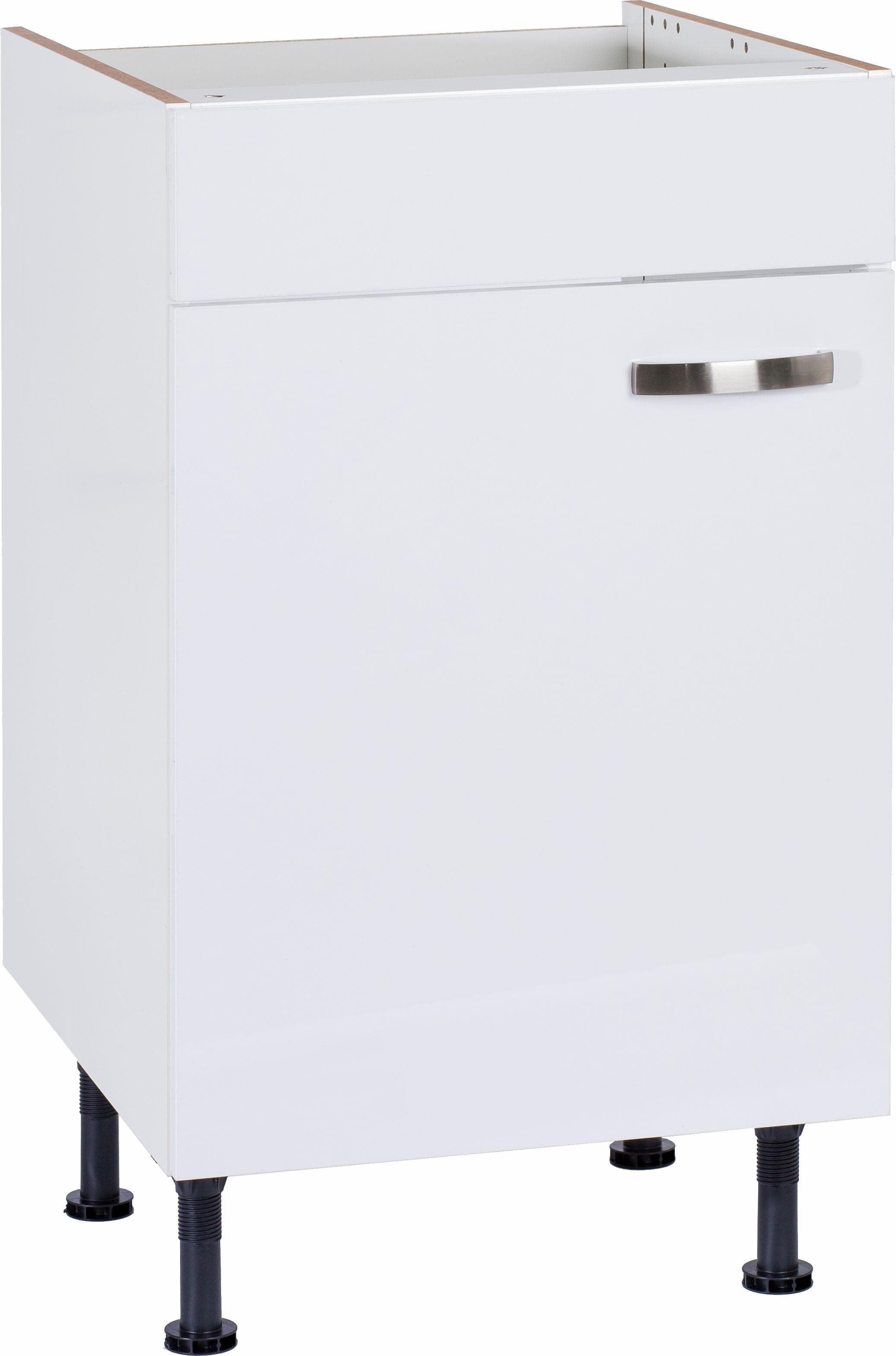 KOCHSTATION Spülenschrank KS-Cara Weiß Soft-Close