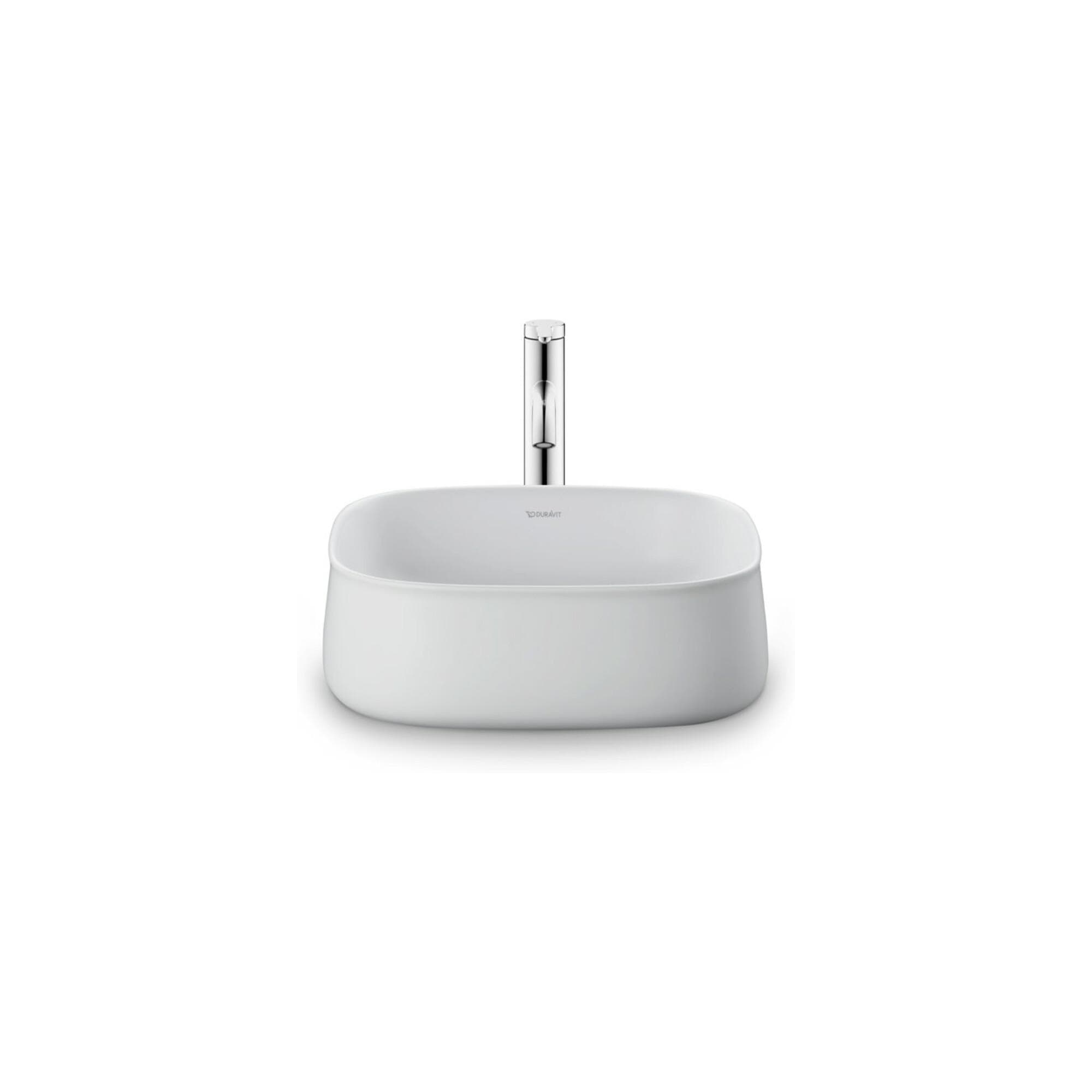 Duravit Zencha Aufsatzbecken 42x42cm Weiß Seidenmatt