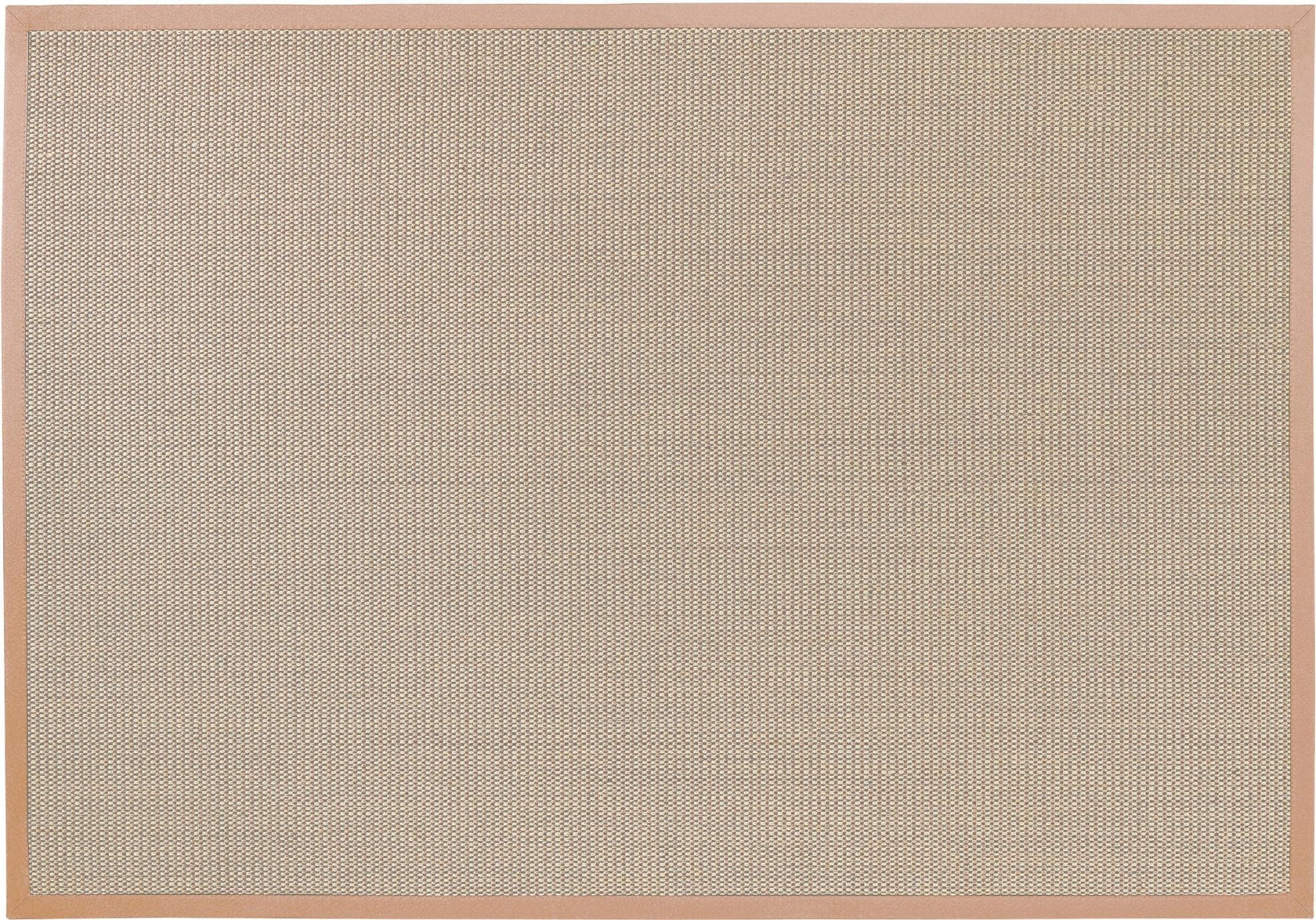 Dekowe Sisalteppich Brasil: Hochwertiger Naturfaser-Teppich mit Bordüre fürs Wohnzimmer