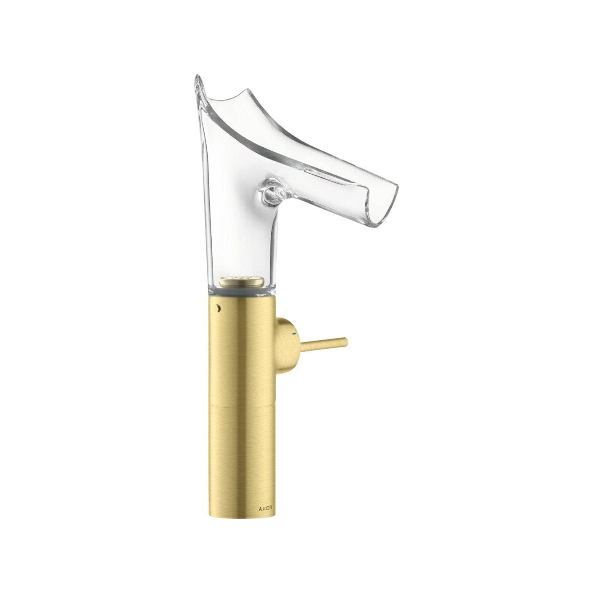 Hansgrohe Waschtischmischer Axor Starck V Brushed Brass Einhebelmischer
