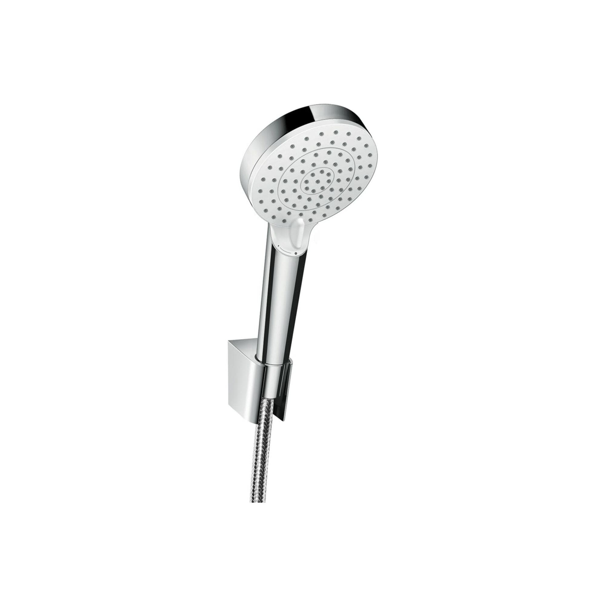 Hansgrohe Crometta Duschkopf mit Schlauch Weiß/Chrom 26694400