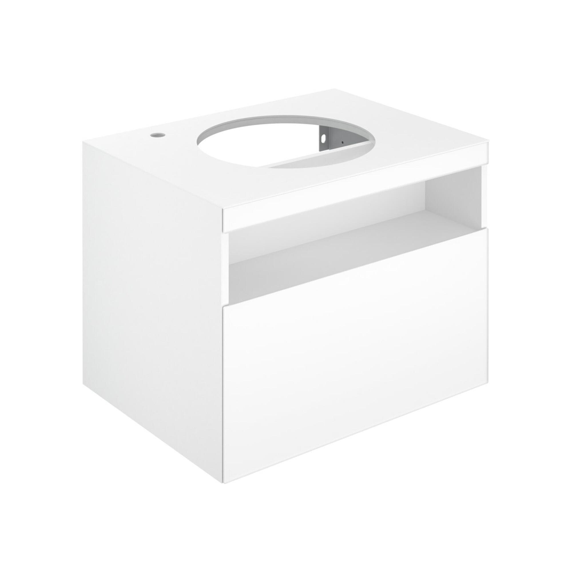 Keuco Stageline Waschtisch-Unterschrank 65x55x49 cm Beige Glas Klar