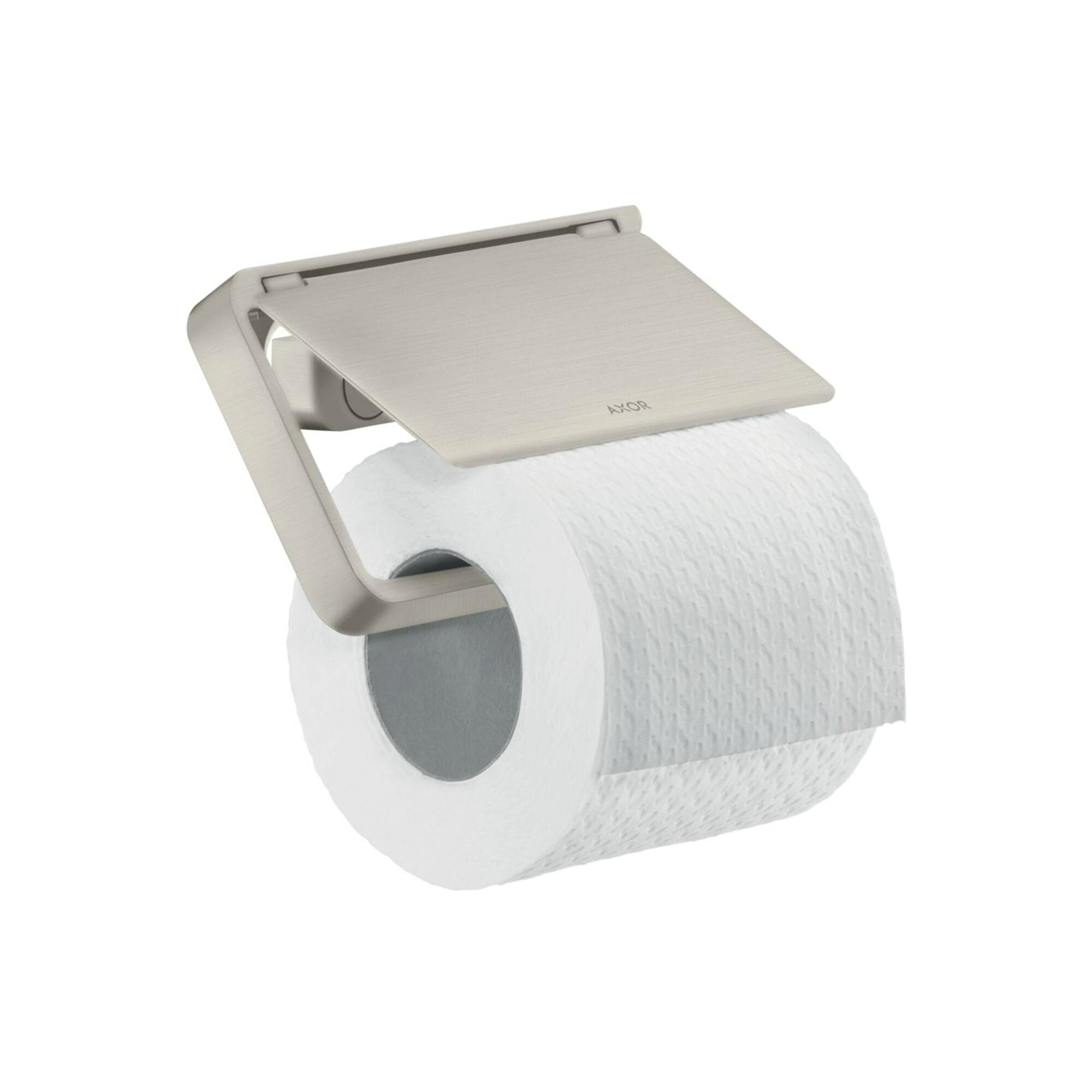 Hansgrohe Axor Universal Toilettenpapierhalter Edelstahl Optic mit Deckel