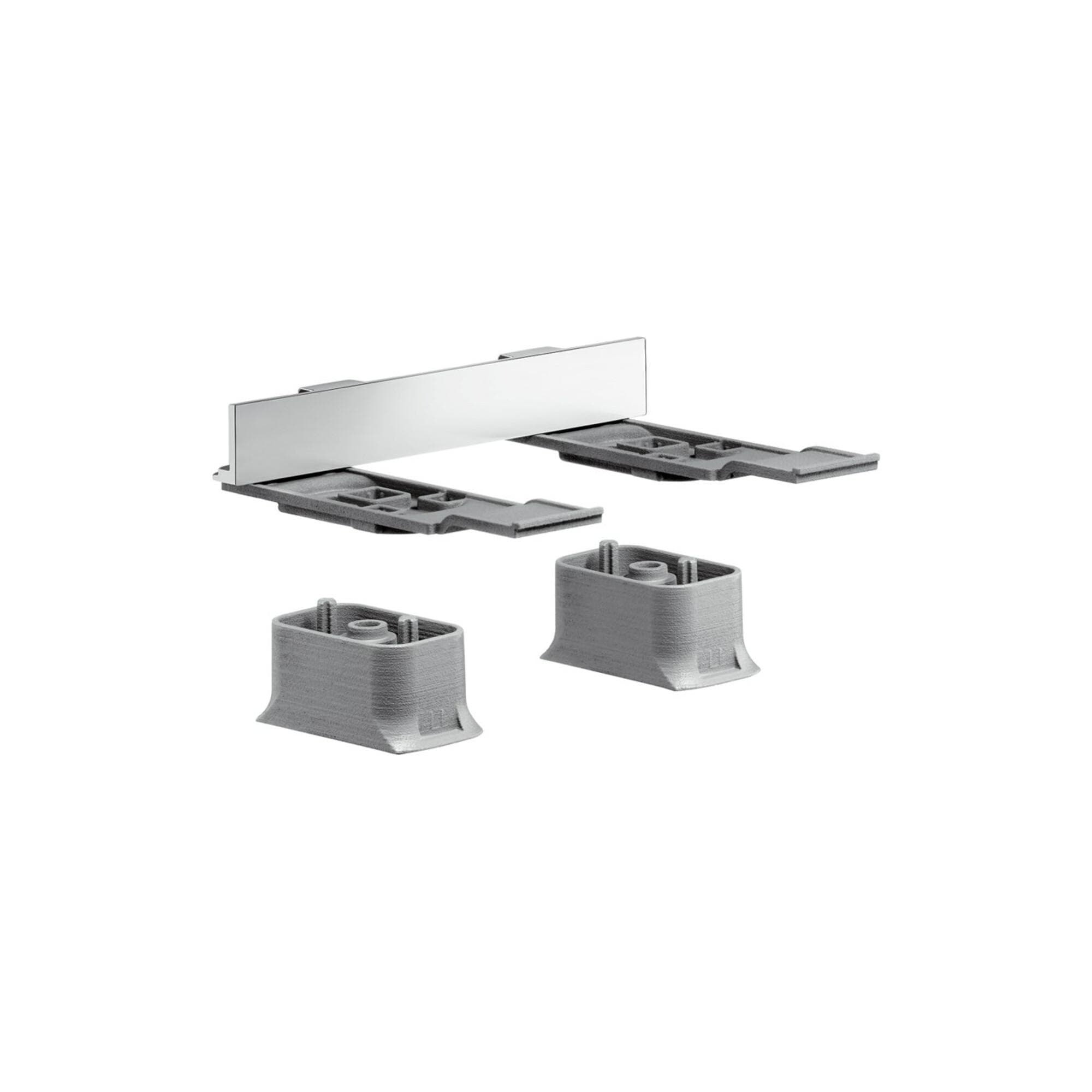 Hansgrohe Axor Universal Softsquare Badaccessoire-Set mit Abgerundetem Adapter