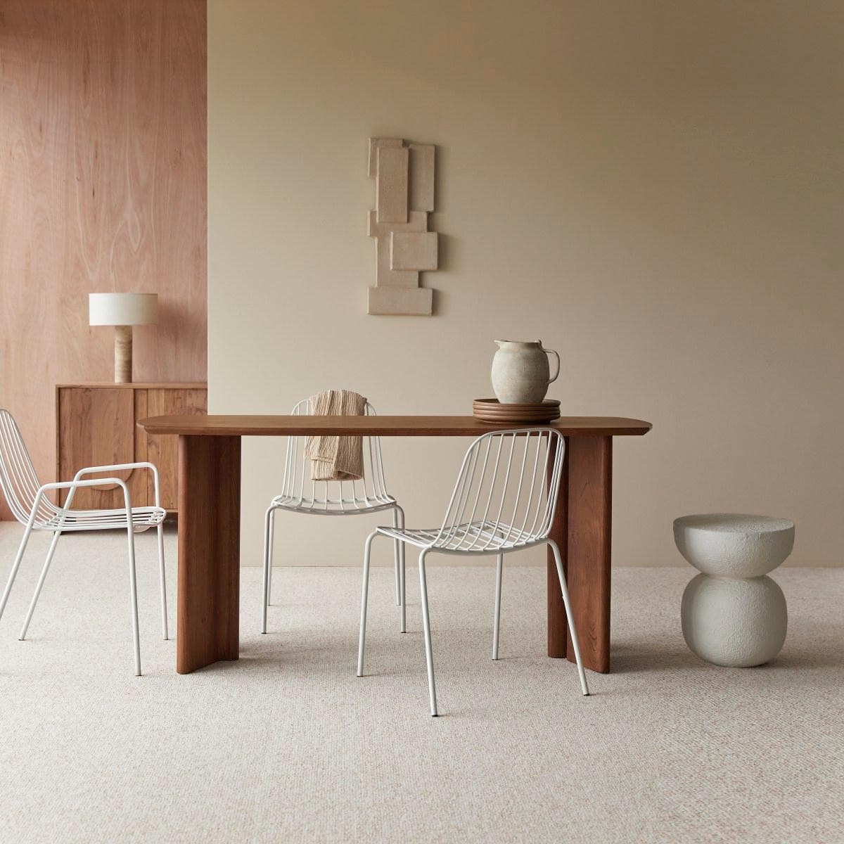 Tikamoon Küchentisch Suzanne 160x60 Akazienholz