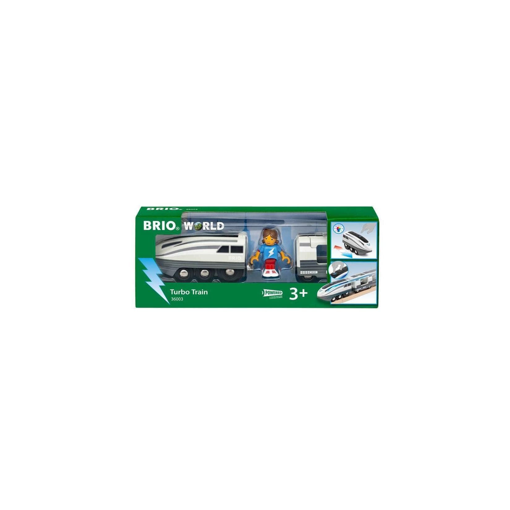 BRIO® Turbo-Zug mit Licht, Batteriebetrieben, Futuristisches Design