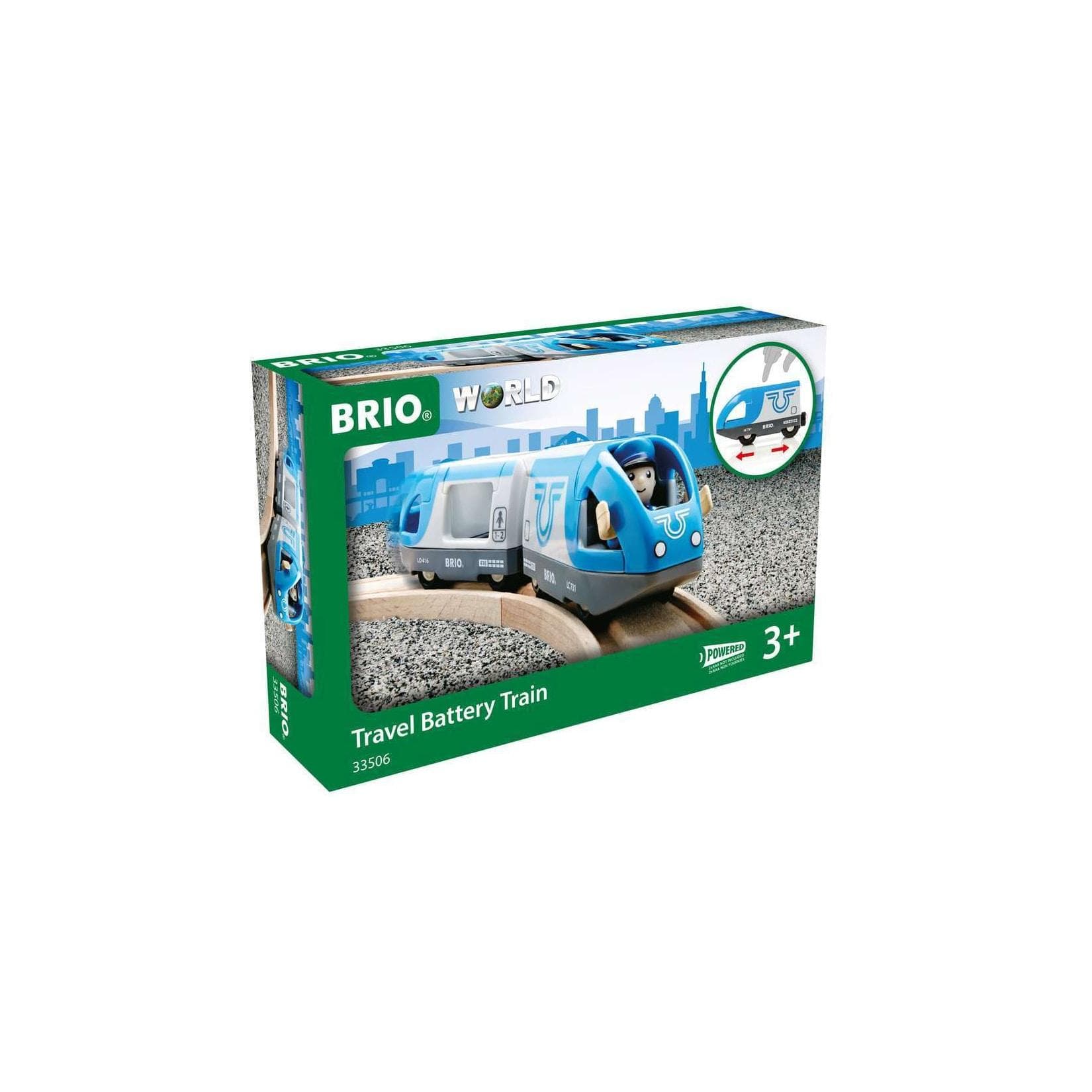 BRIO Blauer Reisezug Batteriebetrieben Spielzeug
