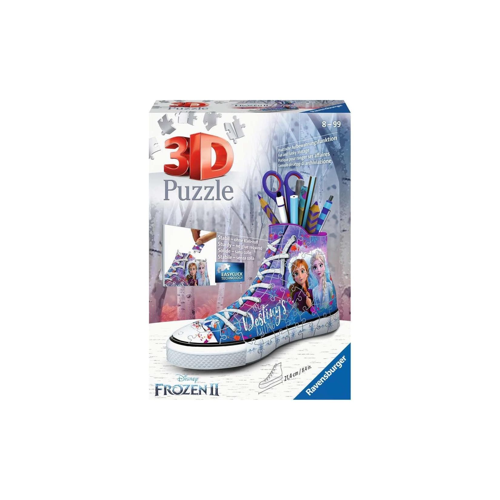 Ravensburger 3D-Puzzle Disney Frozen II Sneaker 108 Teile Bunt