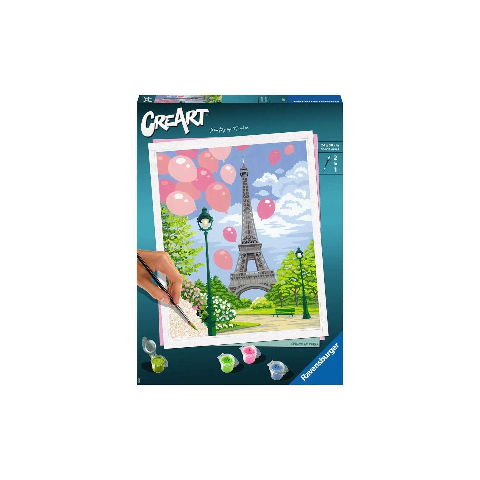 Ravensburger Spiel Frühling in Paris - Malen für Erwachsene