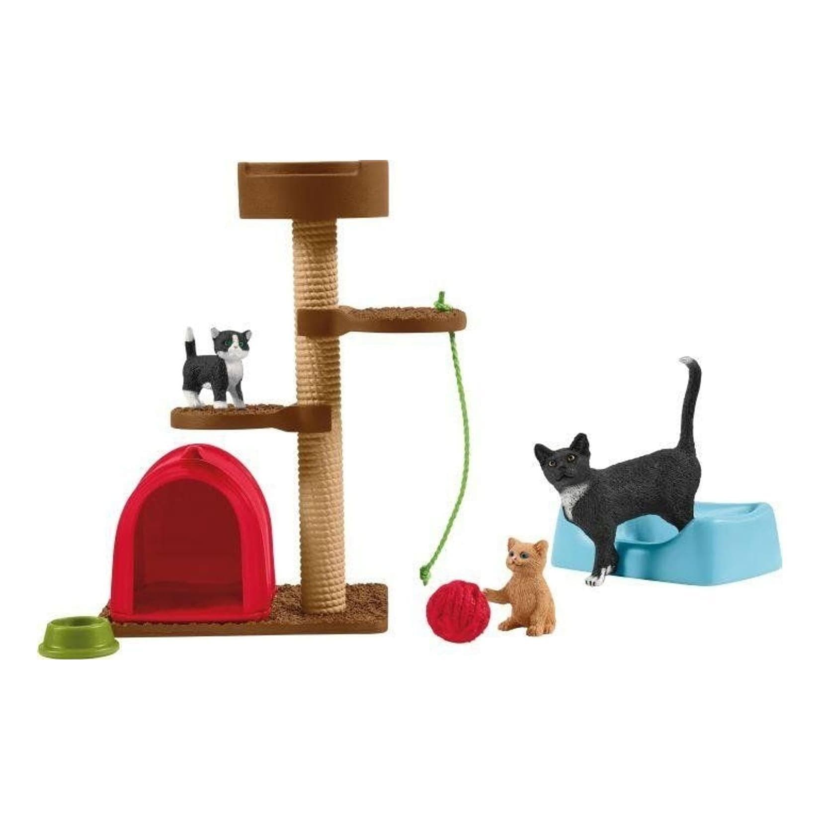 Schleich Spielspaß für niedliche Katzen Farm World
