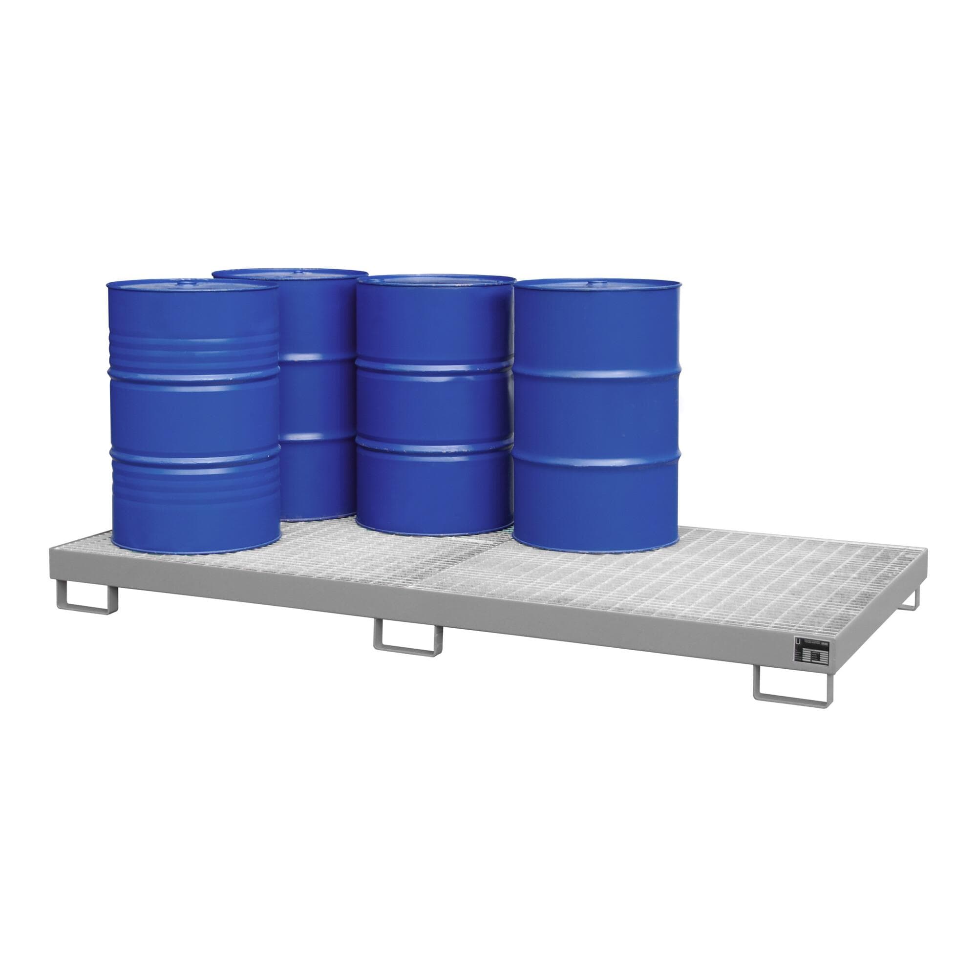 Bauer Südlohn Auffangwanne AW-8, lackiert, Mausgrau