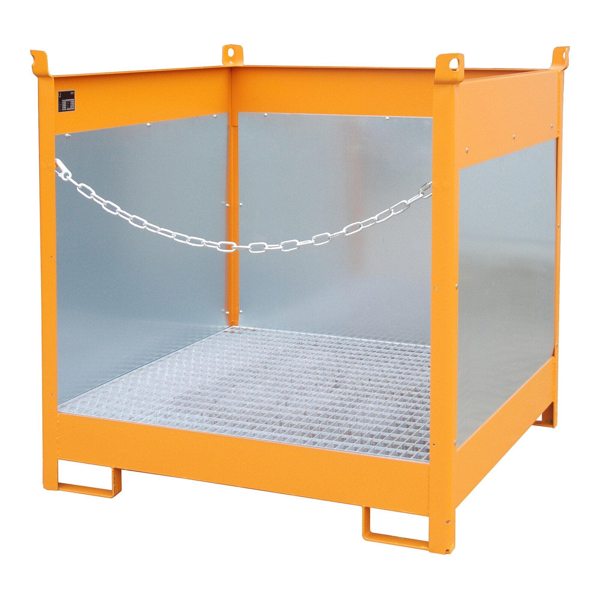 Bauer Südlohn Fass-Stapelpalette FSP-4 G, lackiert, Gelborange