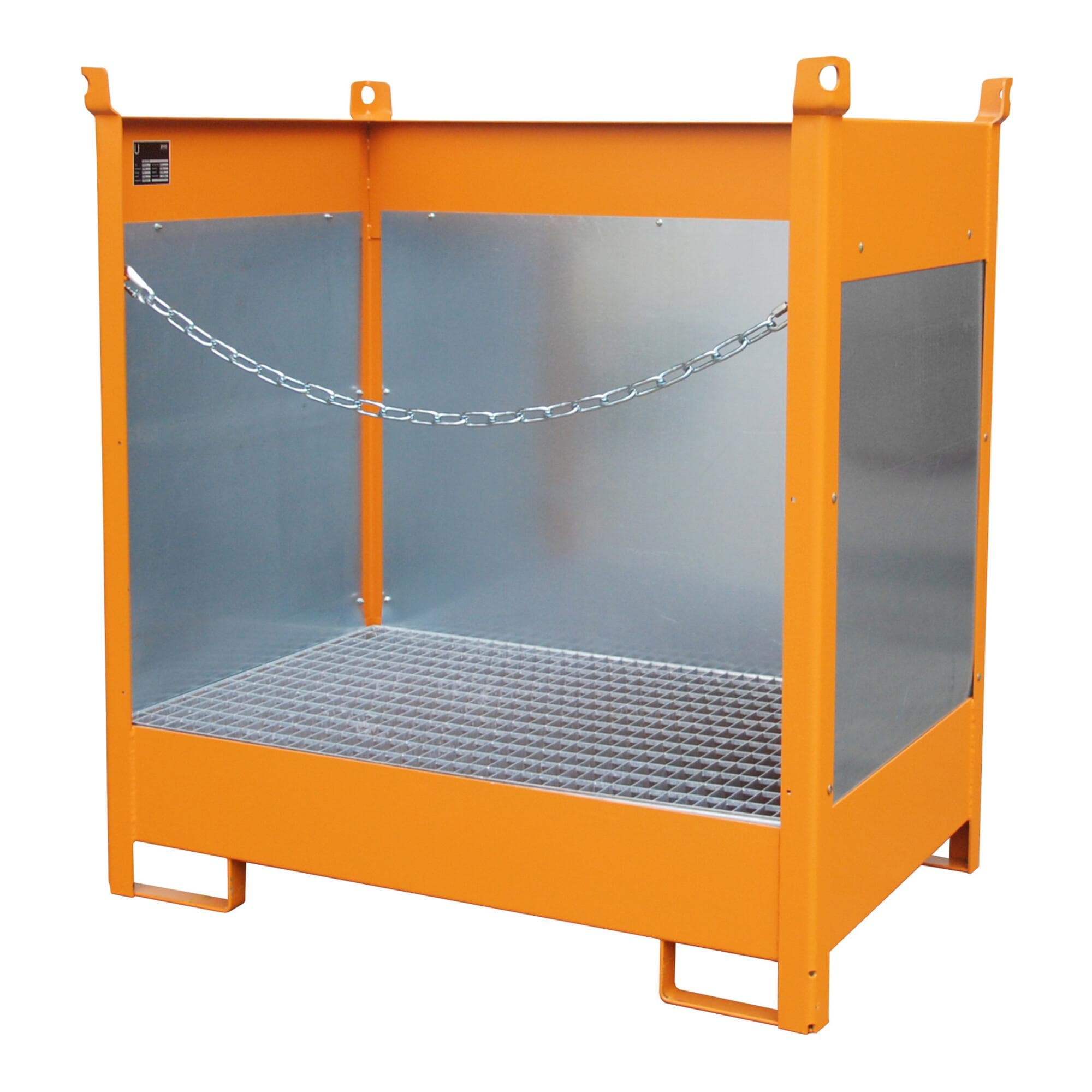 Bauer Südlohn Fass-Stapelpalette FSP-2 G Gelborange