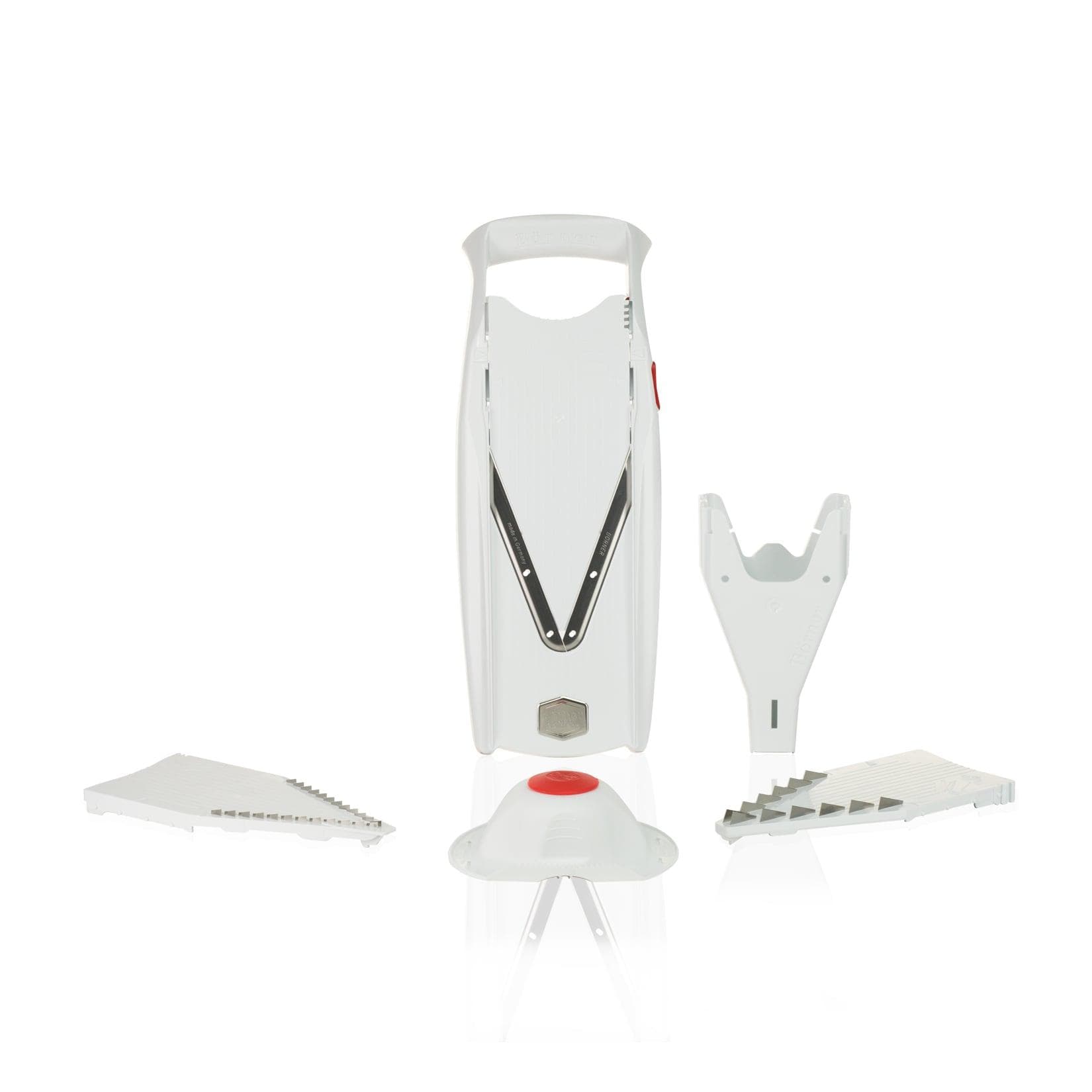 V5 Hobel Powerline Starter Set Küche Gemüseschneider Tomaten Zwiebeln Kartoffelreibe