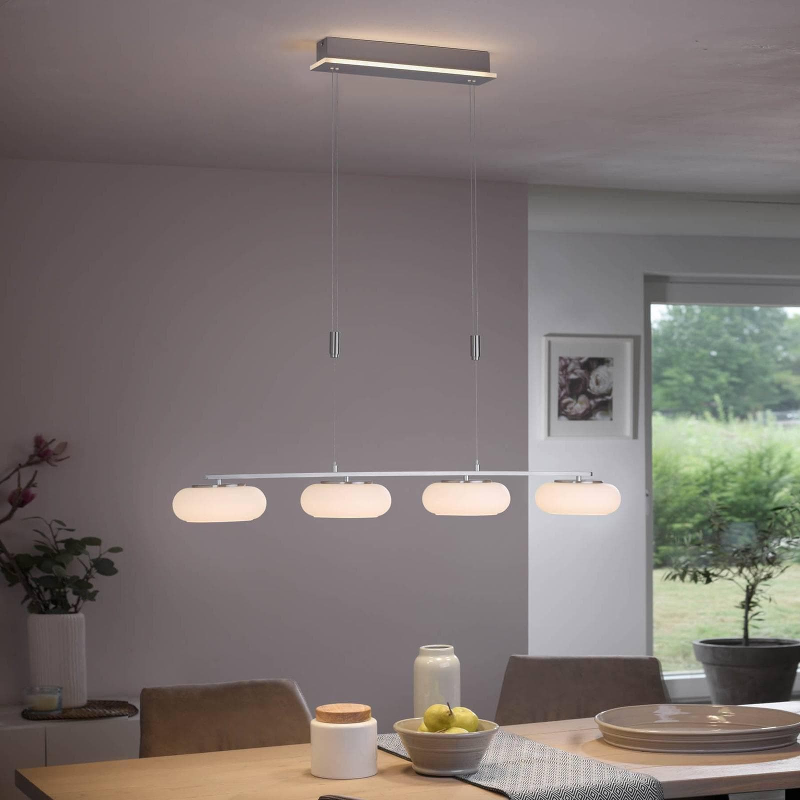 PAUL NEUHAUS Q ETIENNE LED Pendelleuchte: Smart Home, RGB-Farben, Dimmbar
