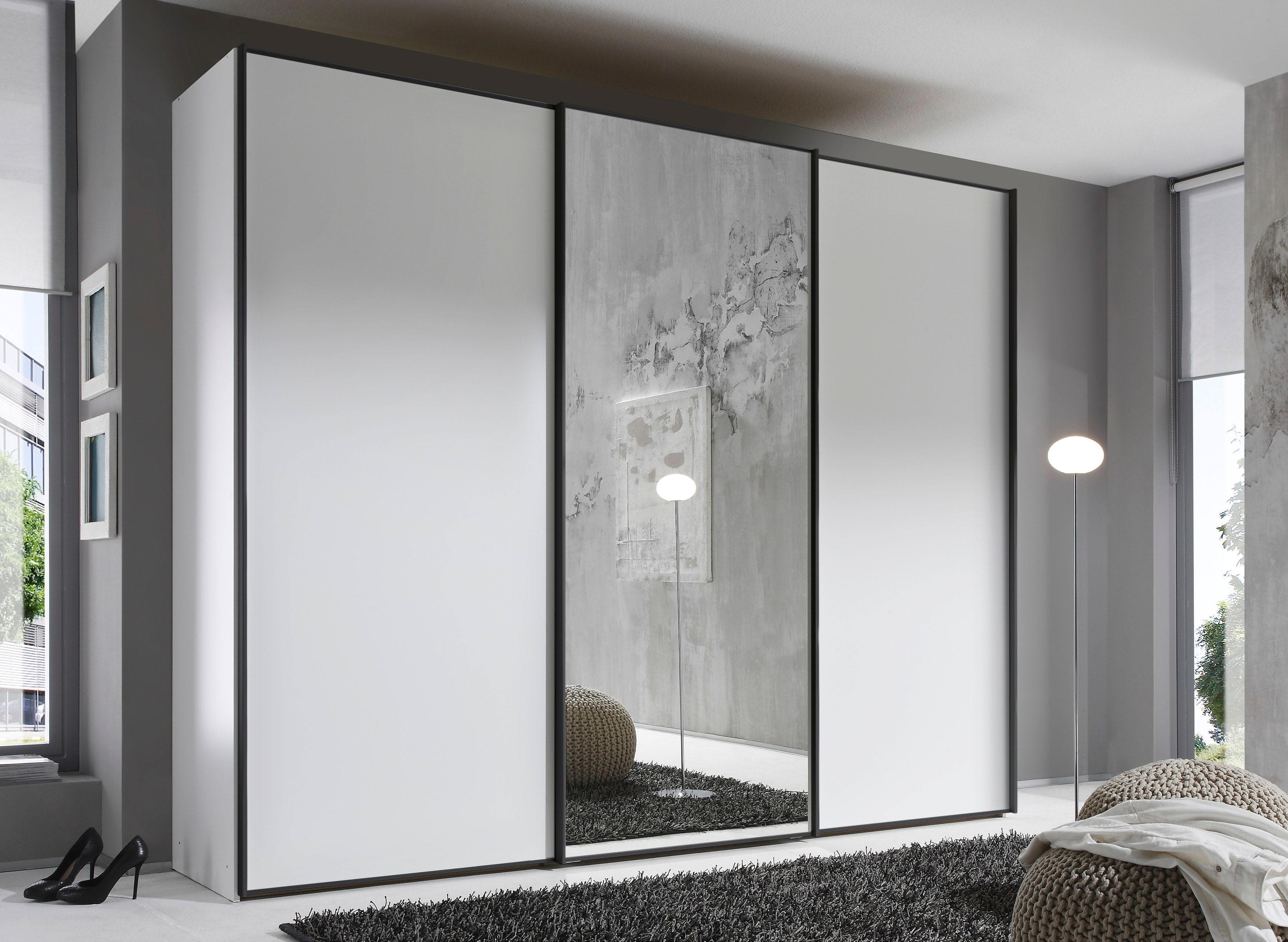 STAUD Schwebetürenschrank Sinfonie Plus Weiß 3 Türen
