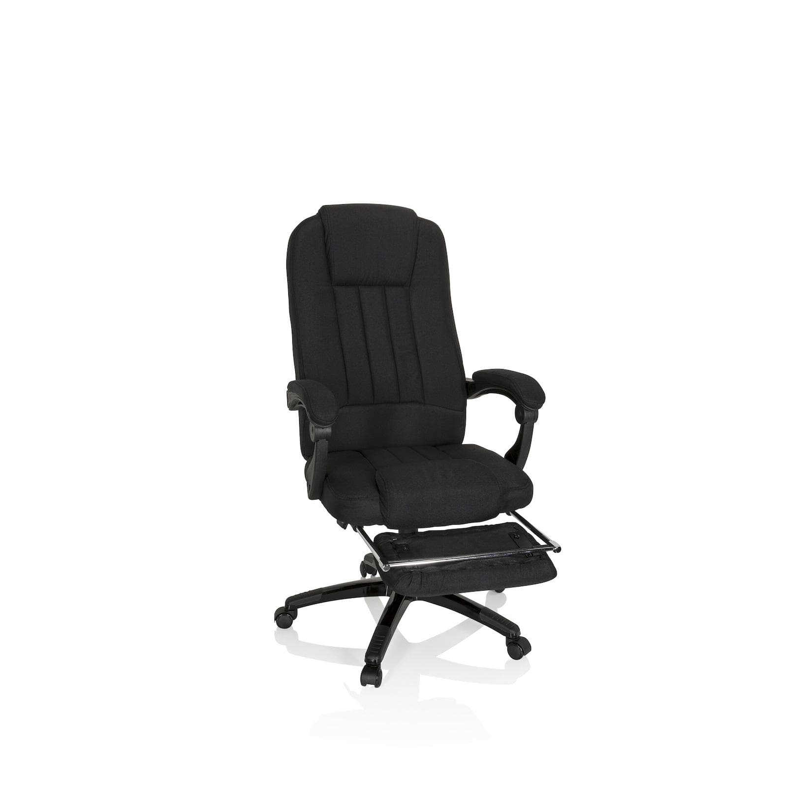 MyBuero Chefsessel Home Office Schwarz Stoff RELAX CL190