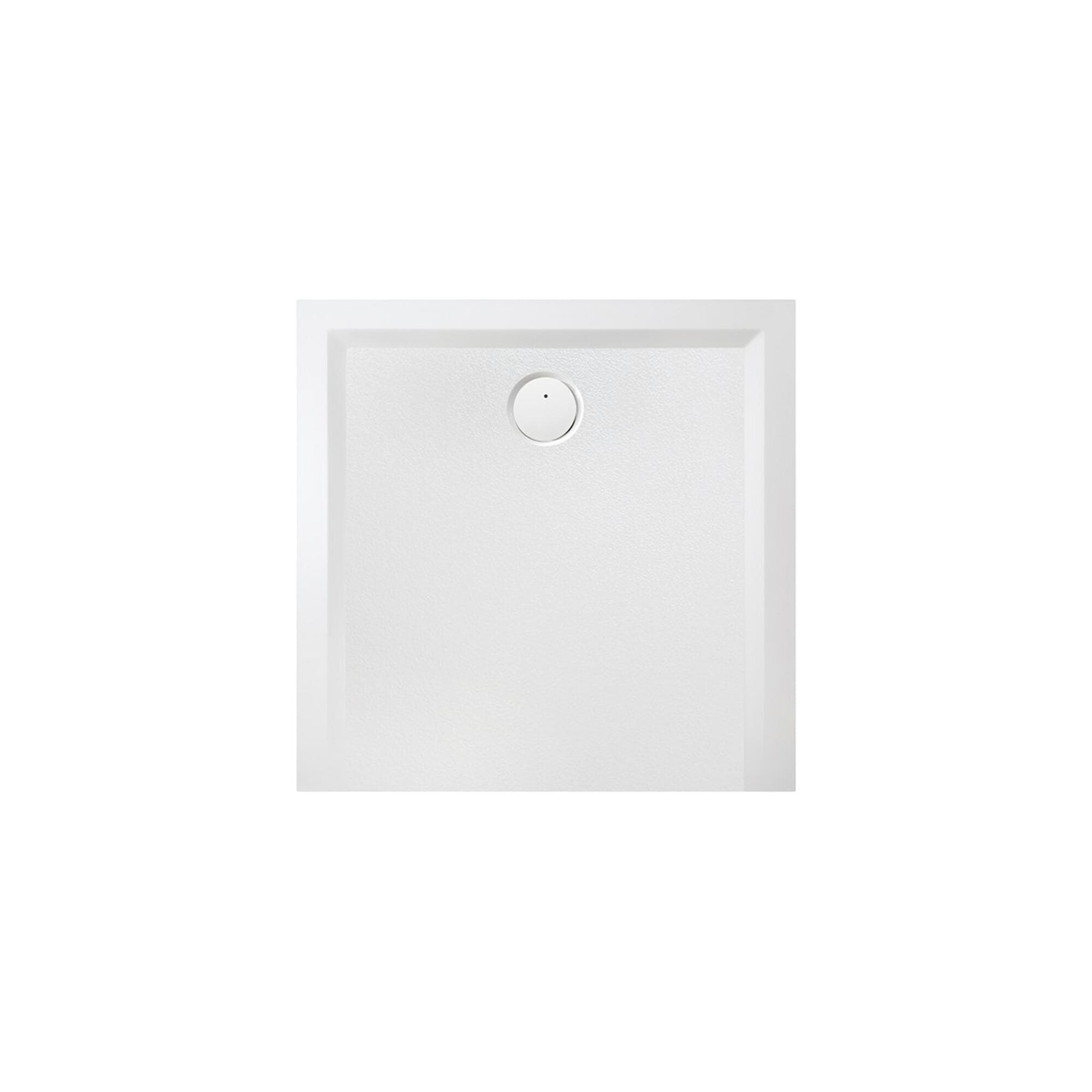 Hoesch Muna Mineralguss-Duschwanne 90x90 cm Schiefergrau