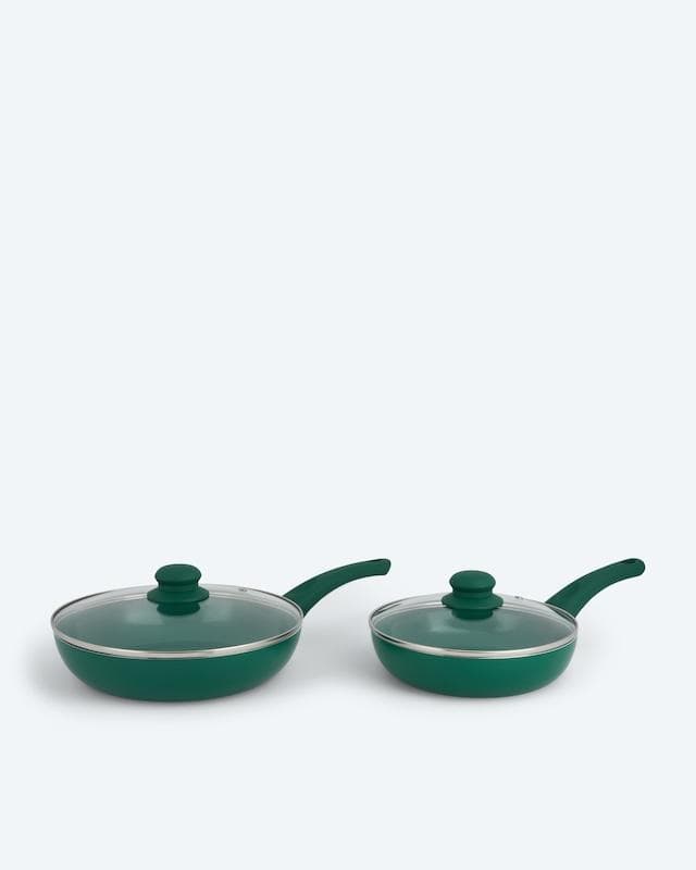 Cucinella Pfanne + Glasdeckel, 2tlg. Keramikbeschichtung
