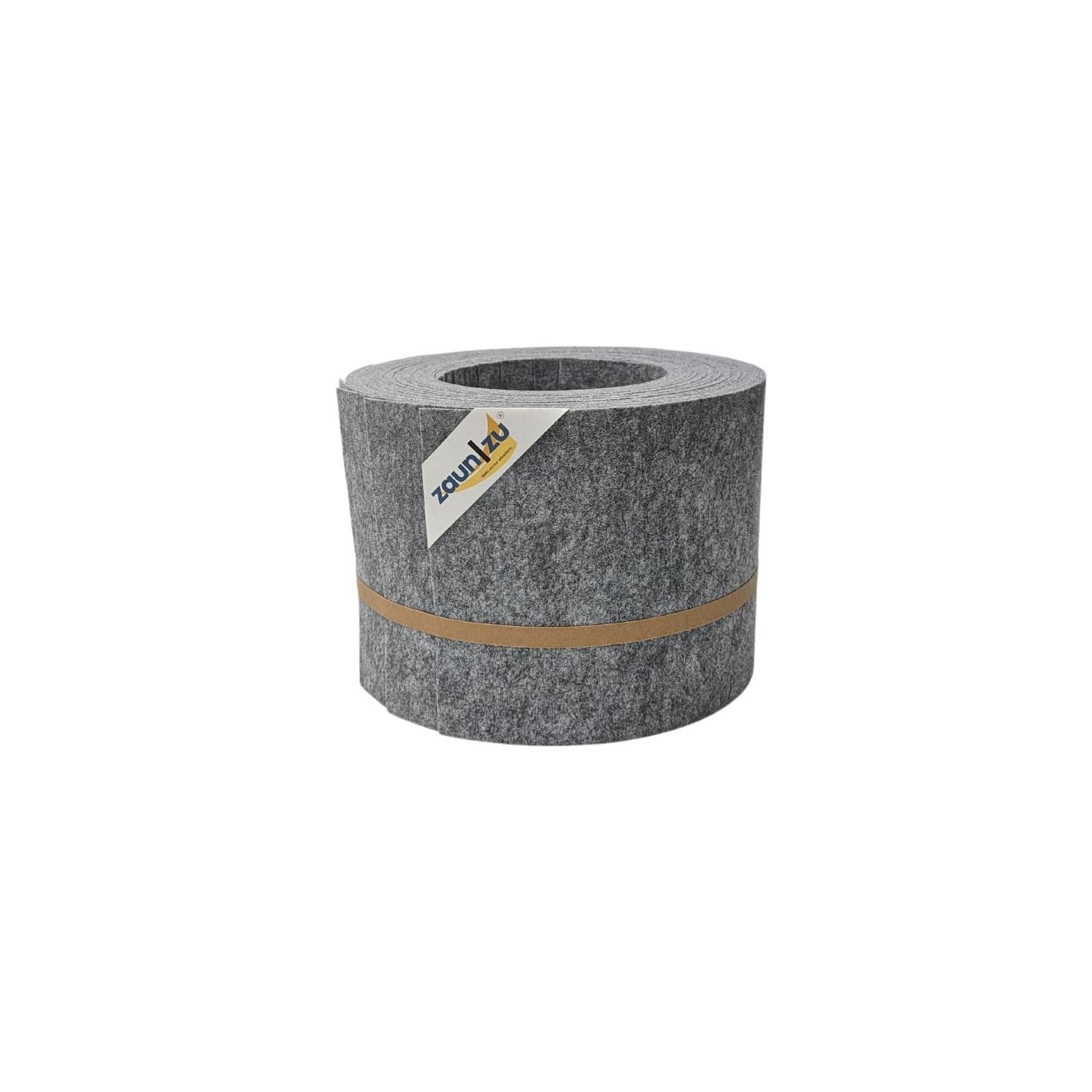 zaun zu® Sichtschutz Design Vlies Hellgrau 10x 2,55m Doppelstabmatten