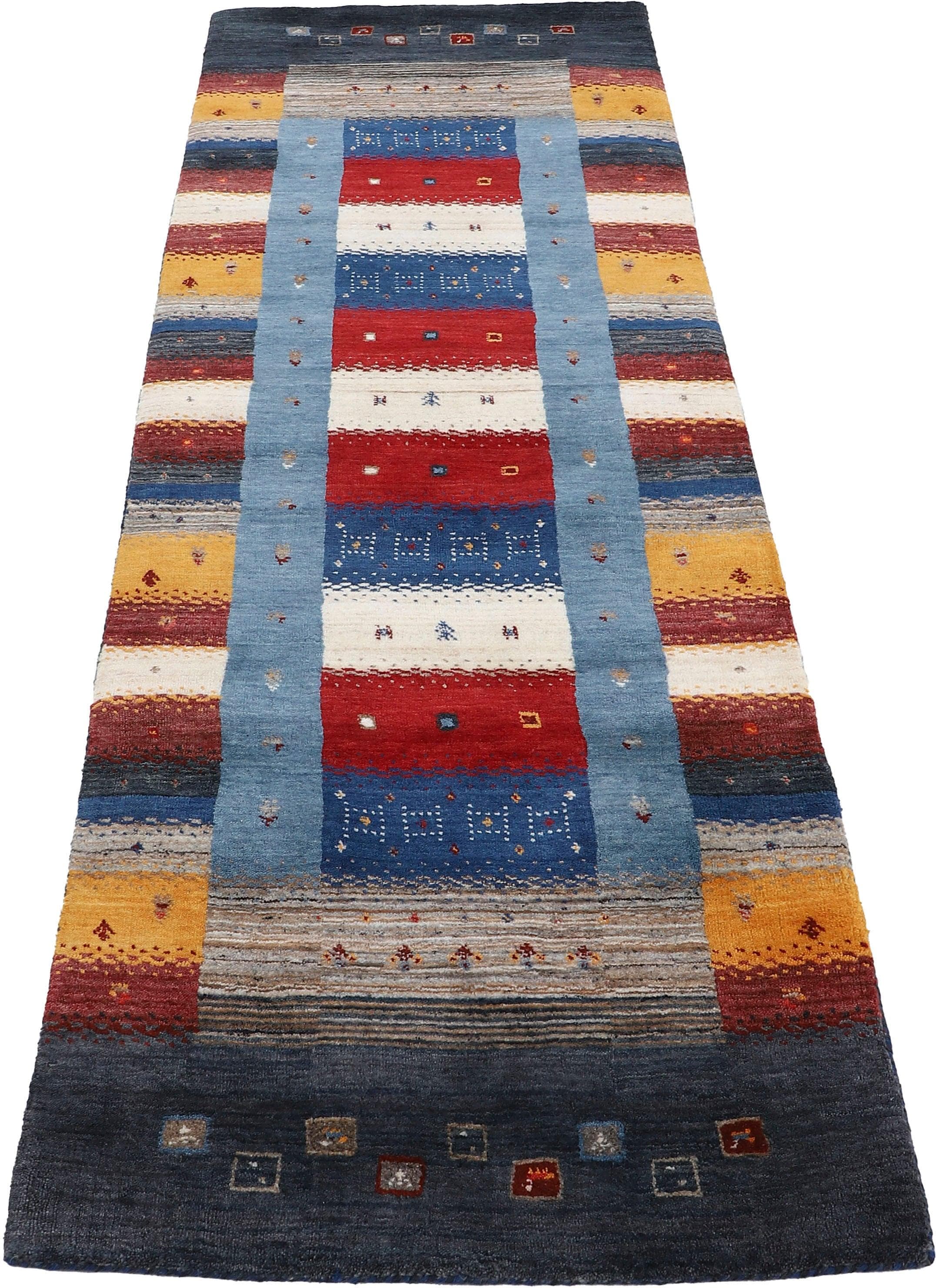 CarpetFine Gabbeh Don Wollteppich Braun Multi