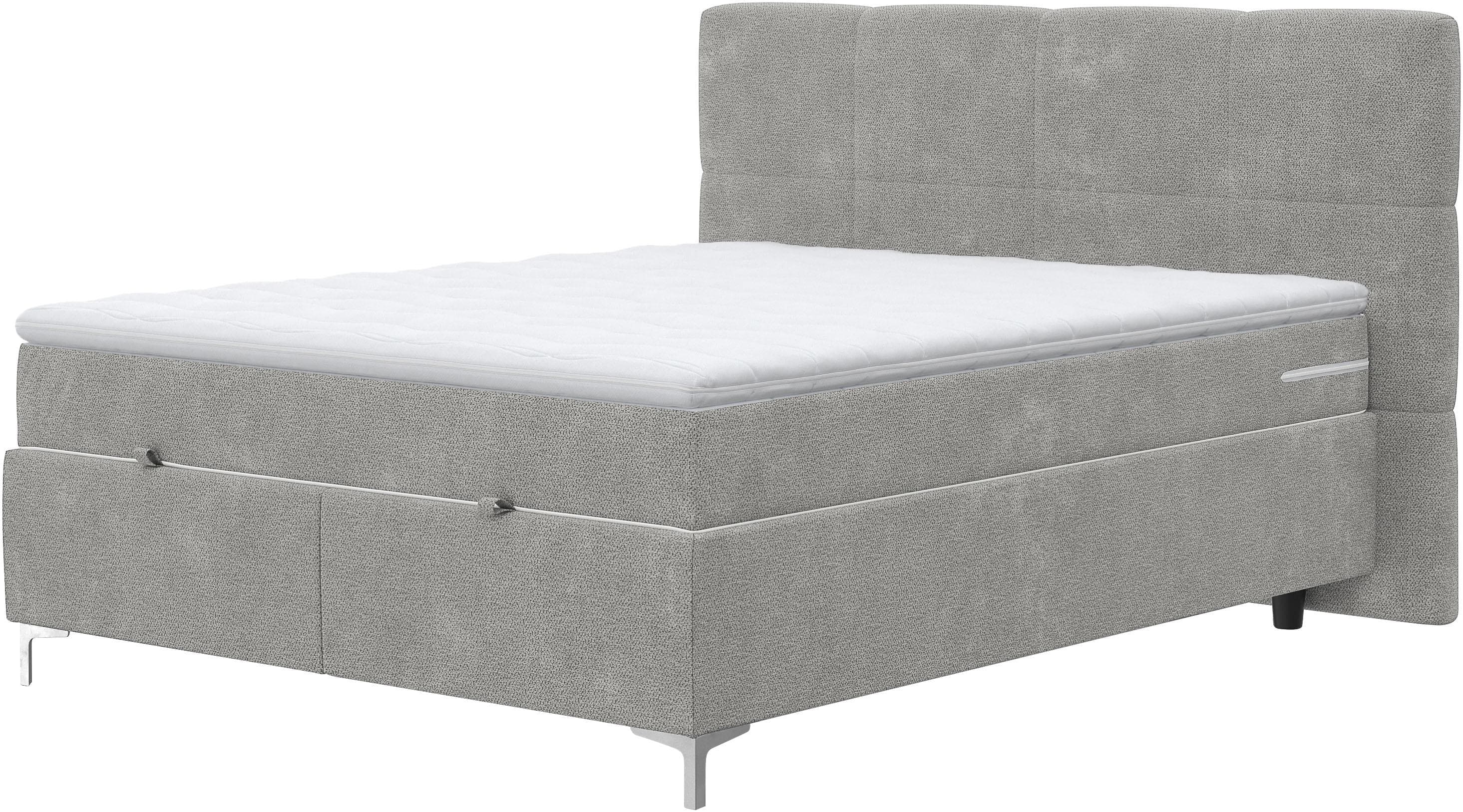 COTTA Boxbett Kimy mit Bettkasten und Matratze Beige