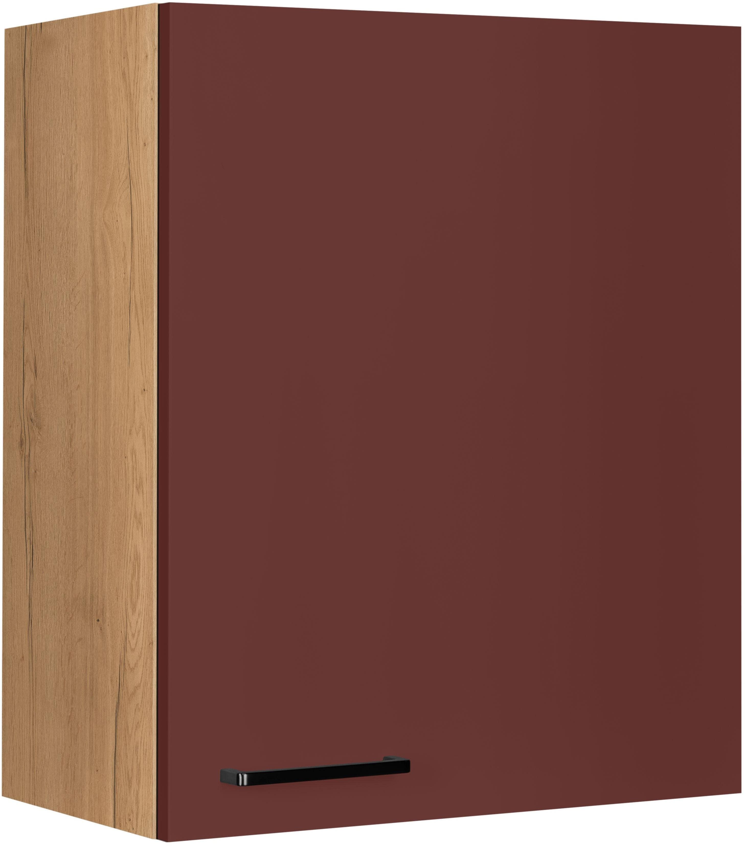 Hängeschrank NOBILIA Easytouch Rostrot mit Soft-Close