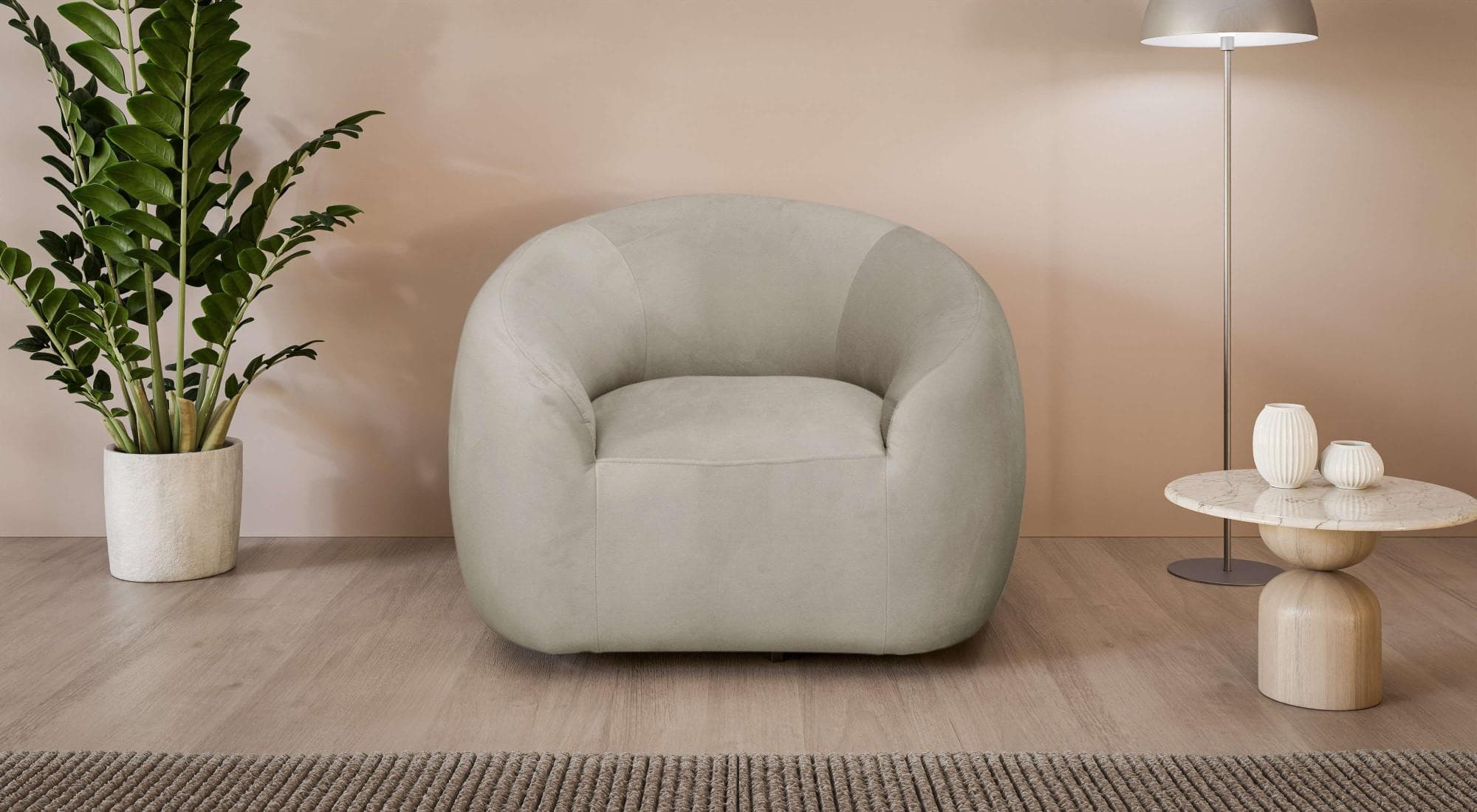 Drehsessel YANI Relaxsessel Loungesessel 100% Polyester LeGer Home by Lena Gercke