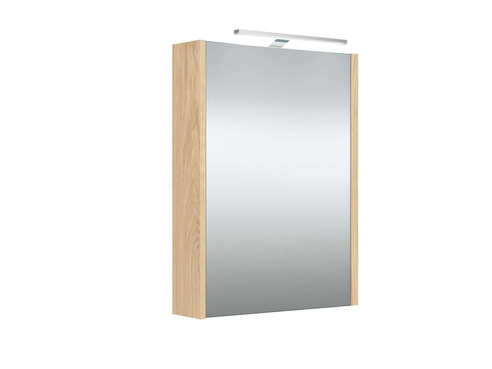 Spiegelschrank WELLTIME Scandic helle Eiche mit Soft-Close-Funktion